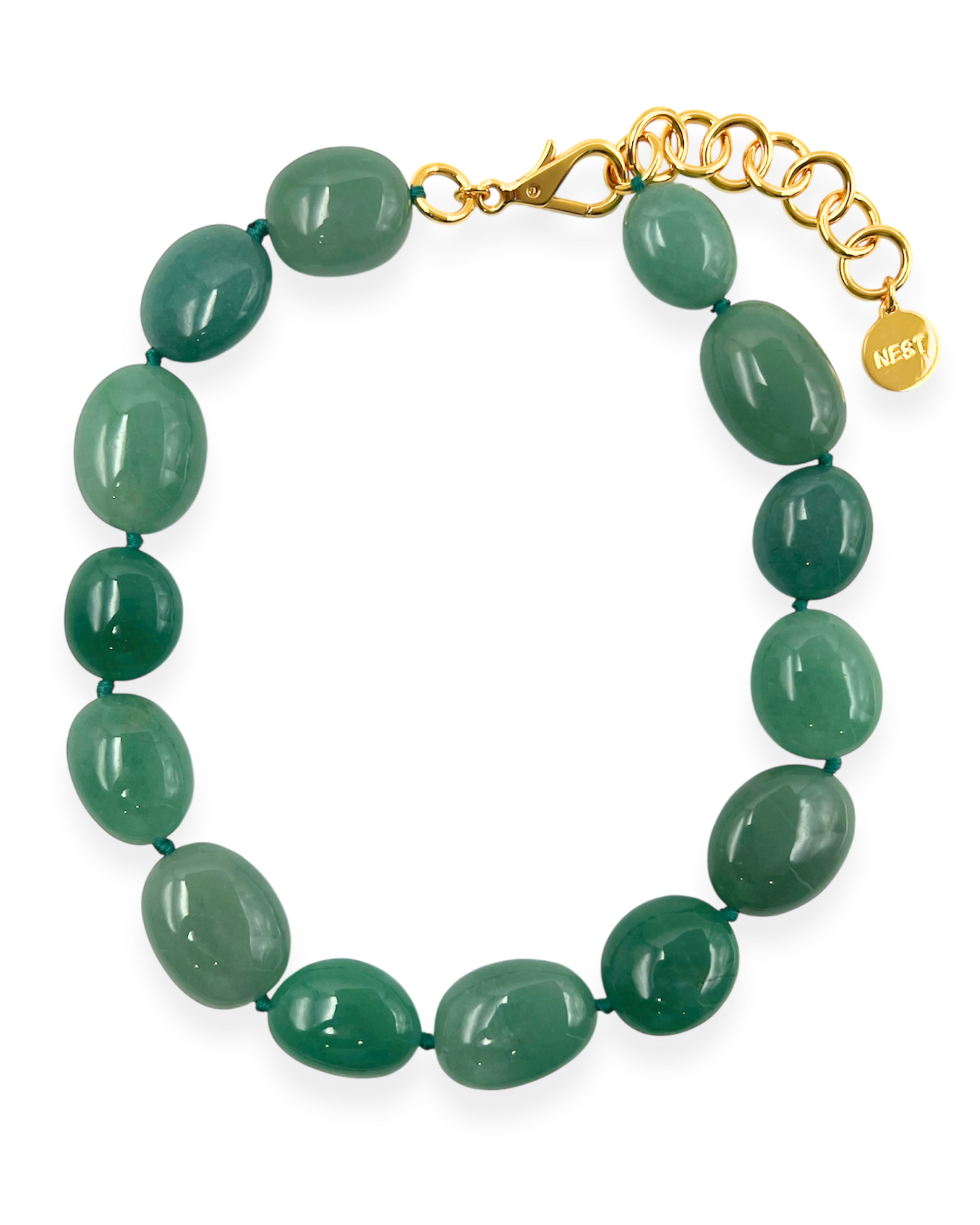 Jade Aventurine Gemstone Strand