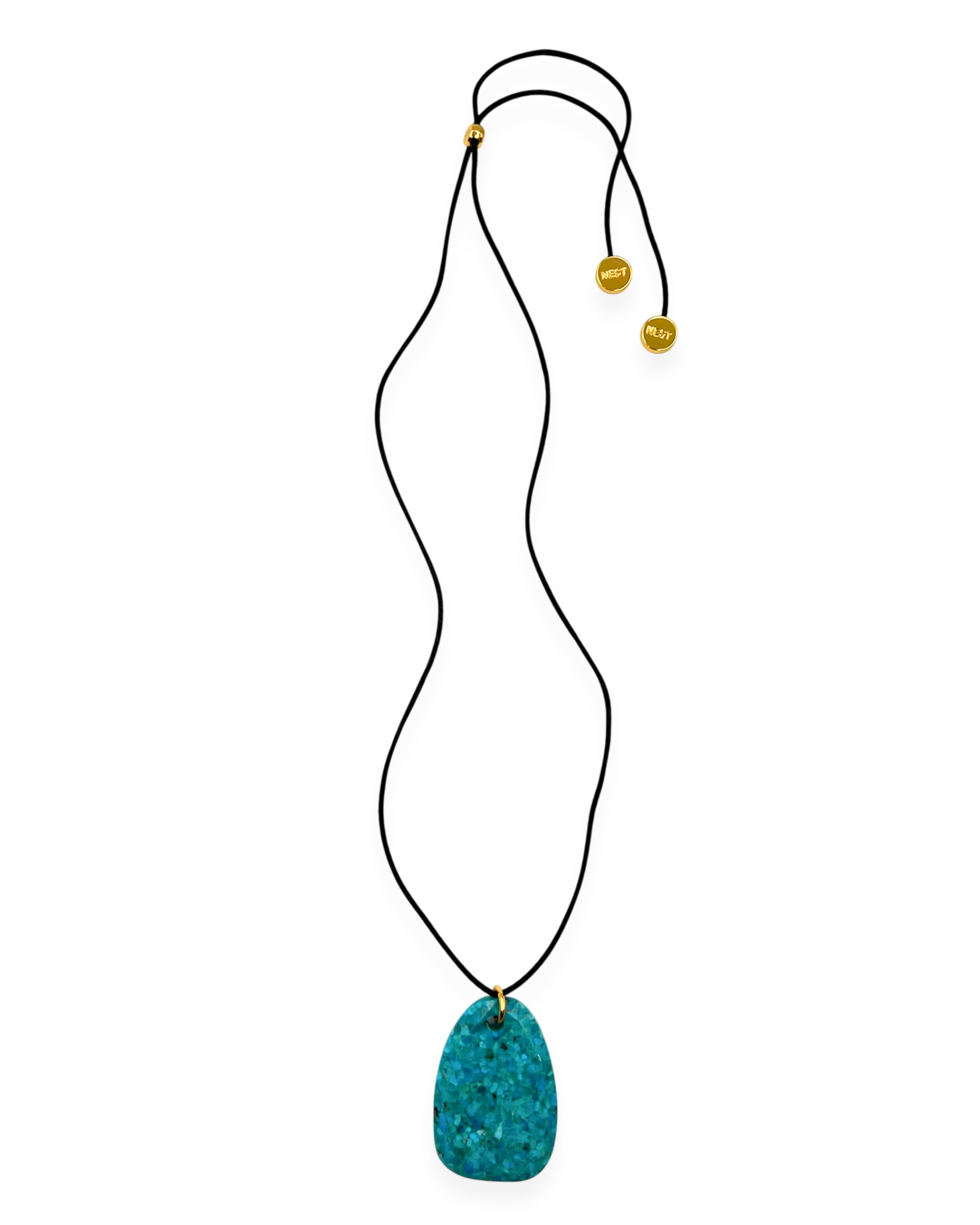Turquoise Adjustable Pendant Necklace