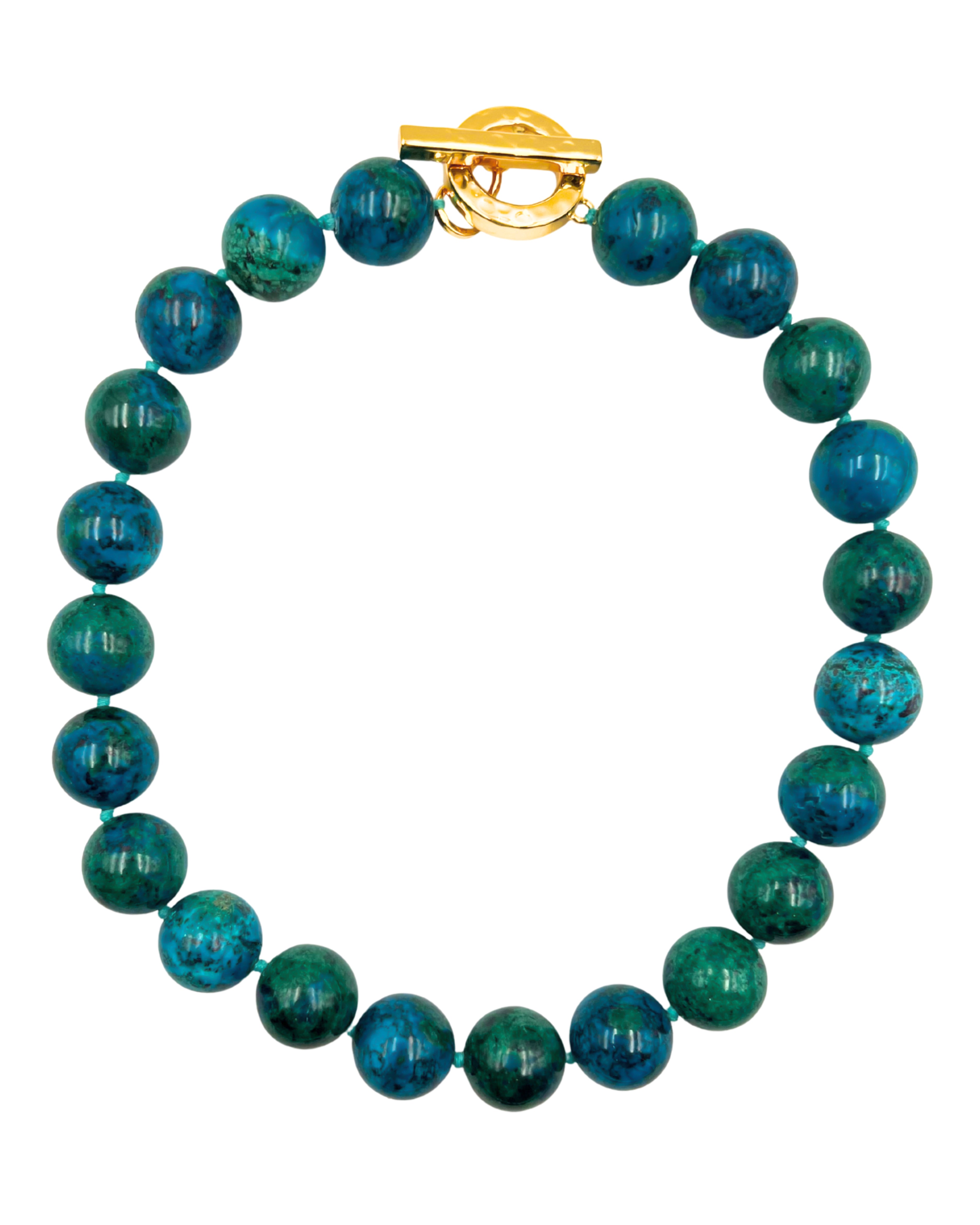 Chrysocolla Toggle Necklace