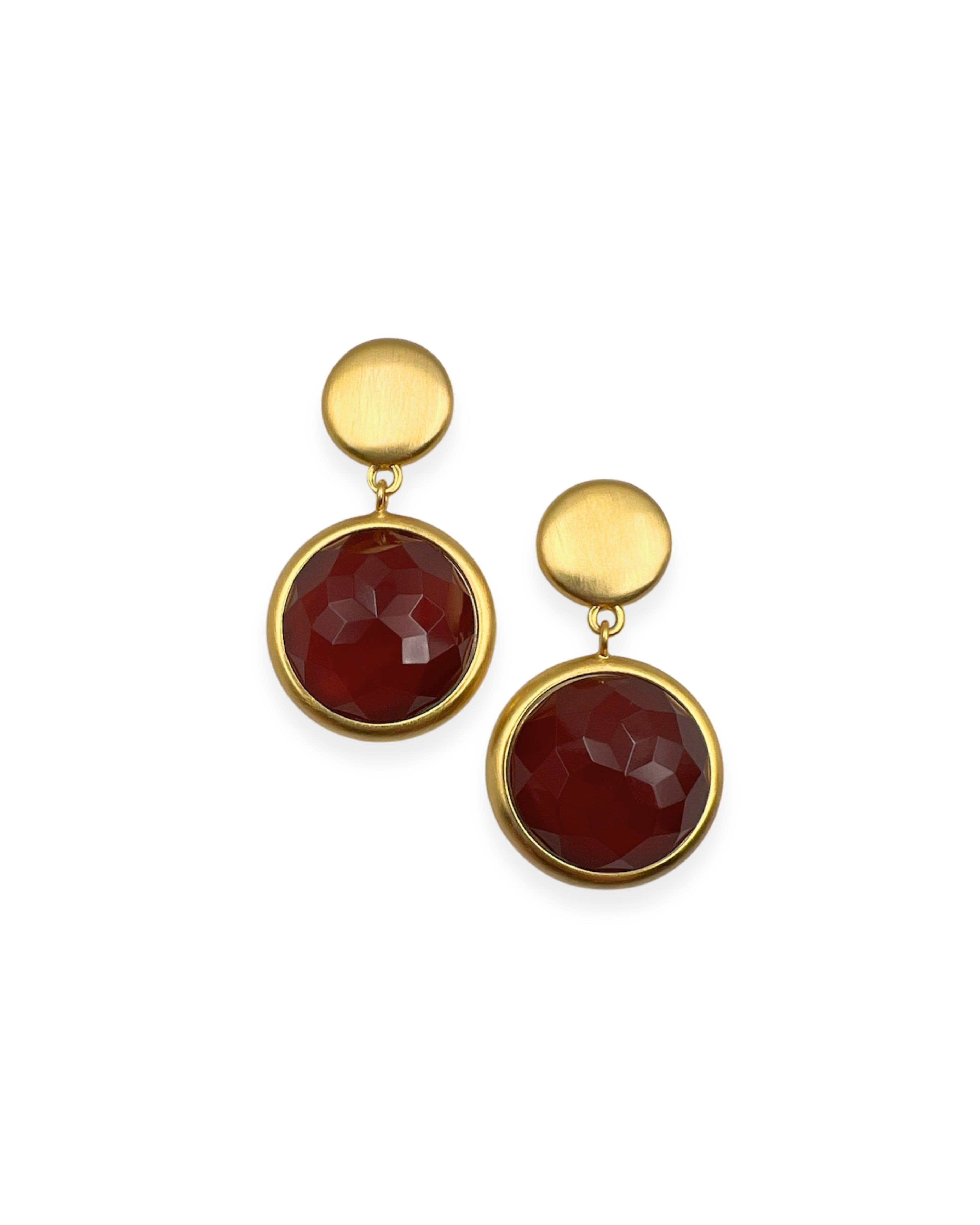Carnelian Drop Earrings