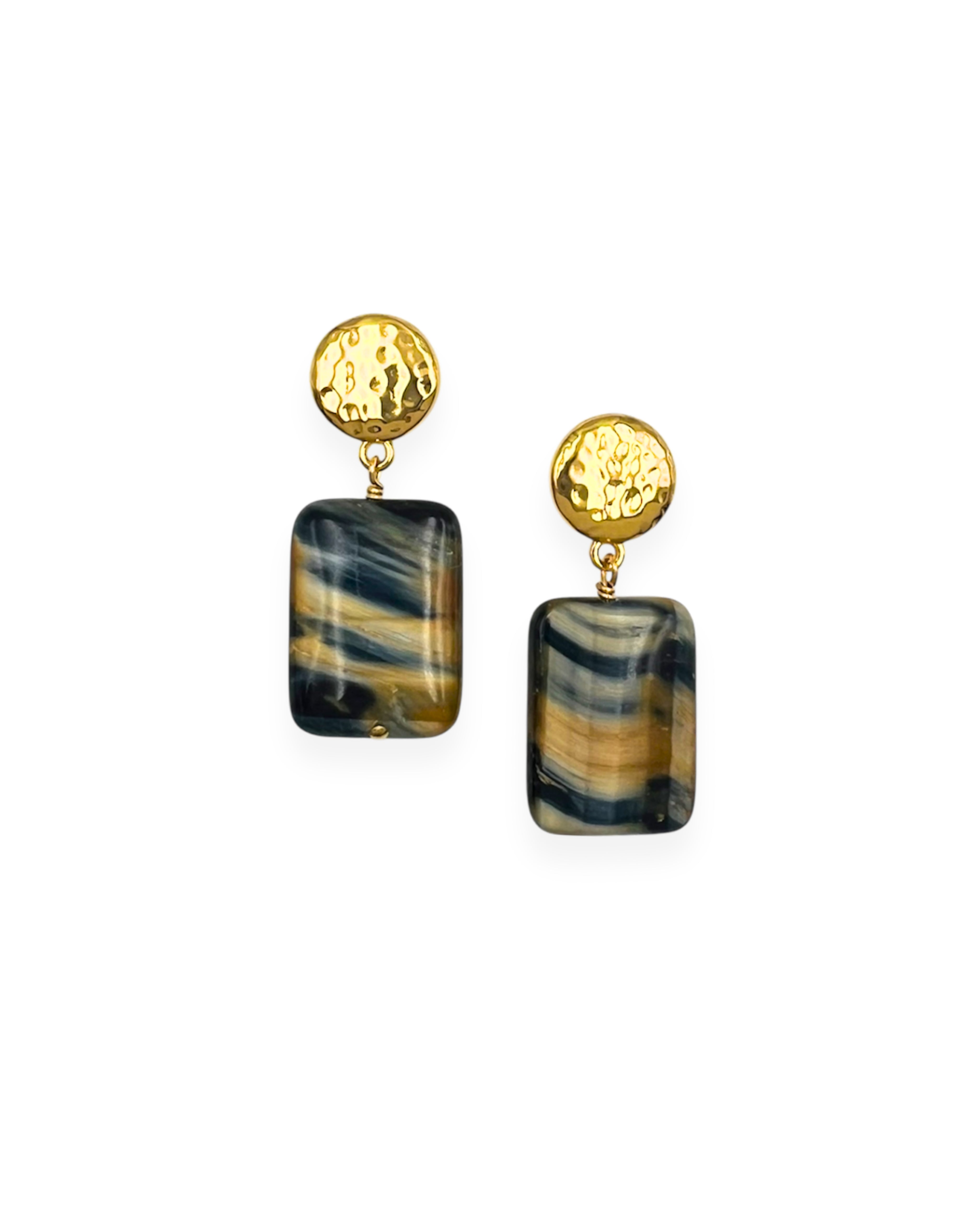 Tigers Eye Earrings