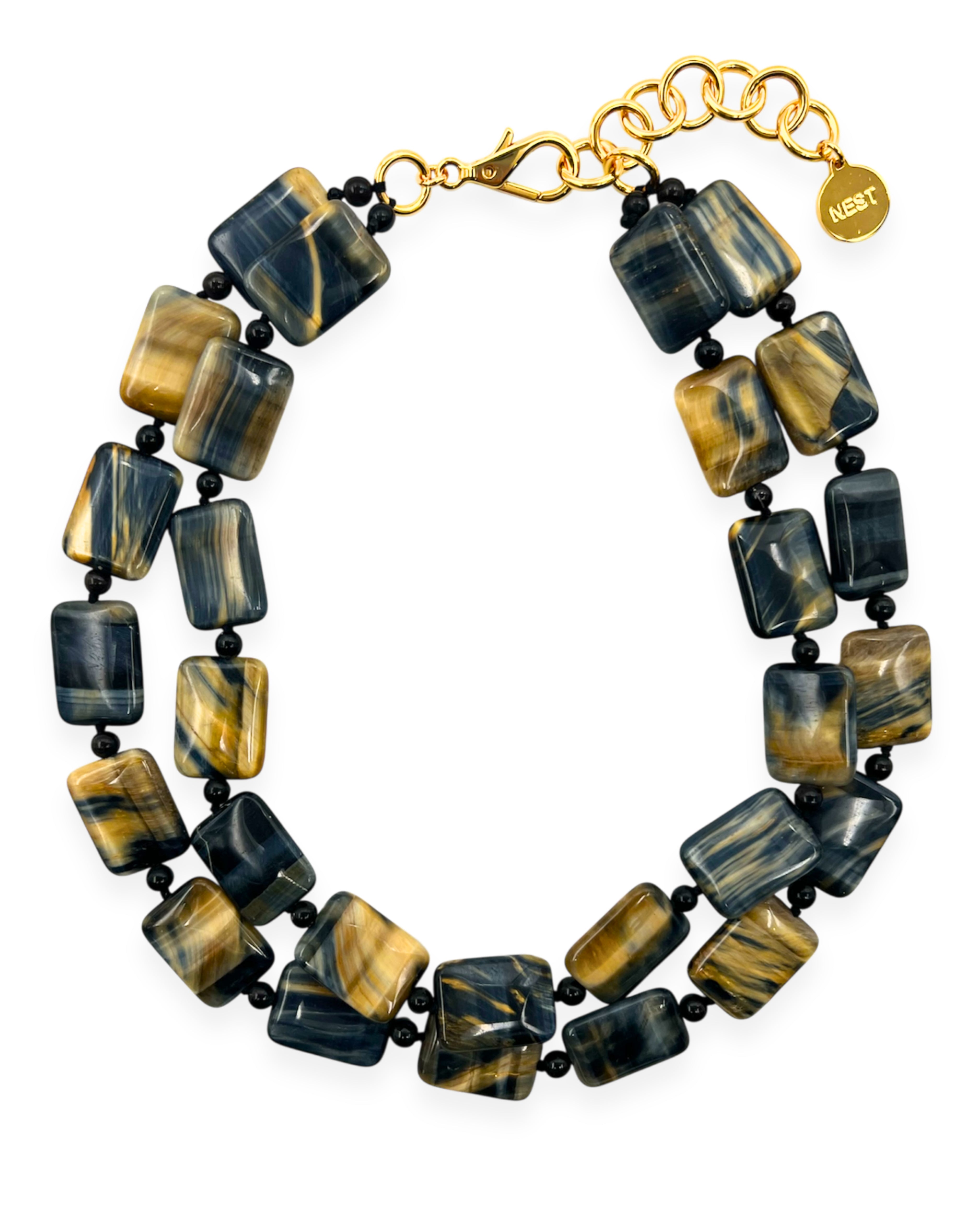 Tigers Eye Double Strand Necklace
