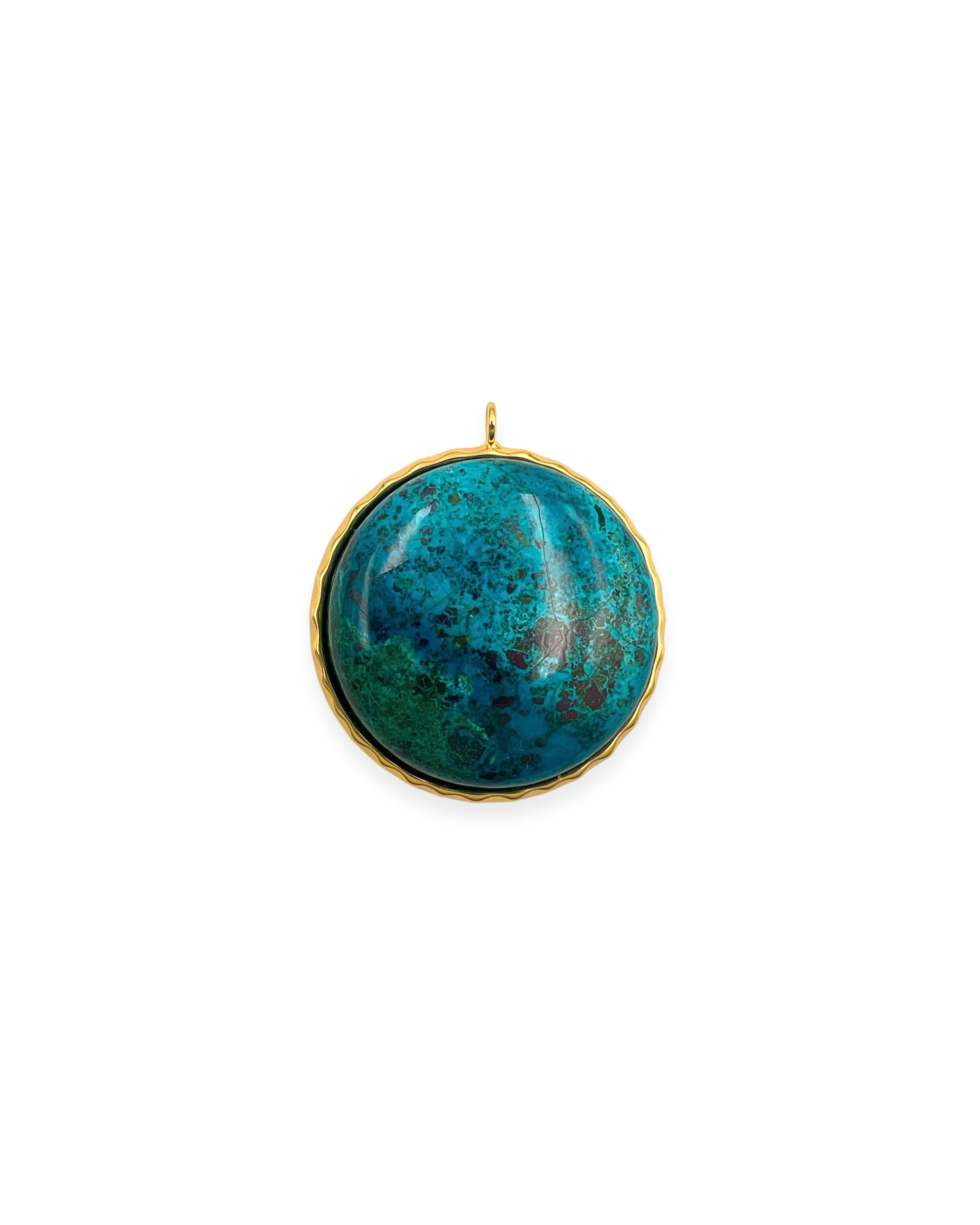 Chrysocolla Bezel Pendant