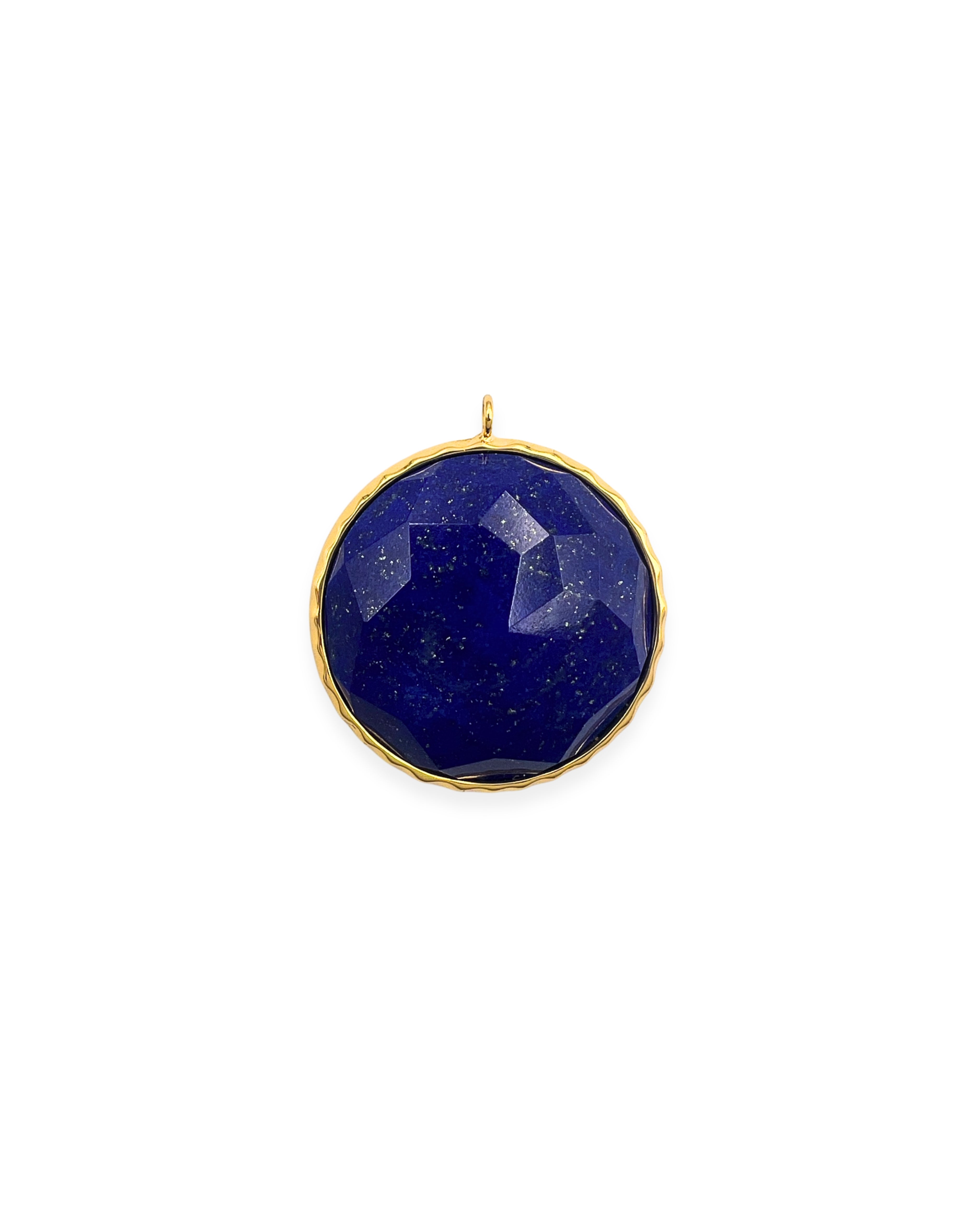 Lapis Bezel Pendant