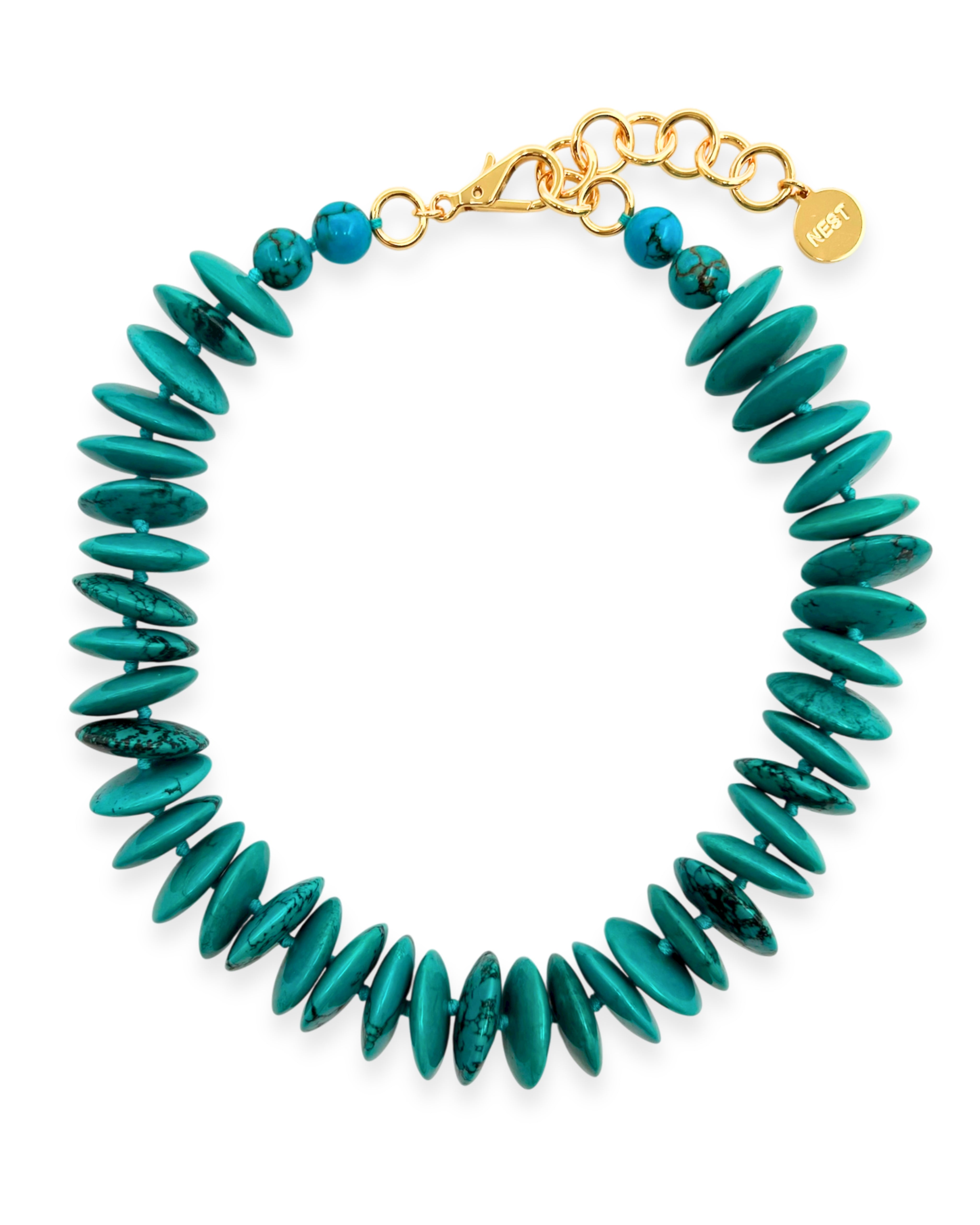 Turquoise Jasper Statement Necklace