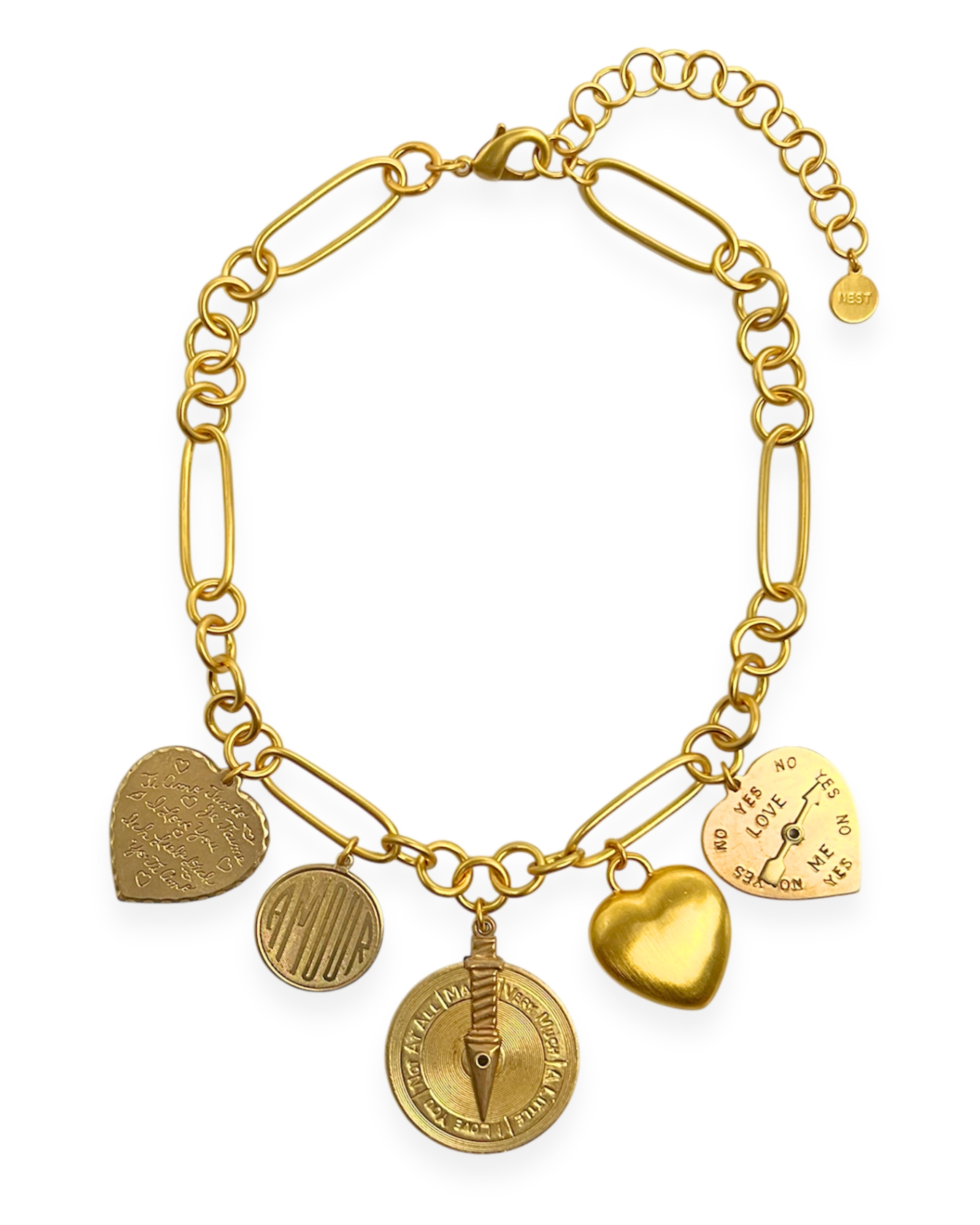 Love Dial Charm Necklace