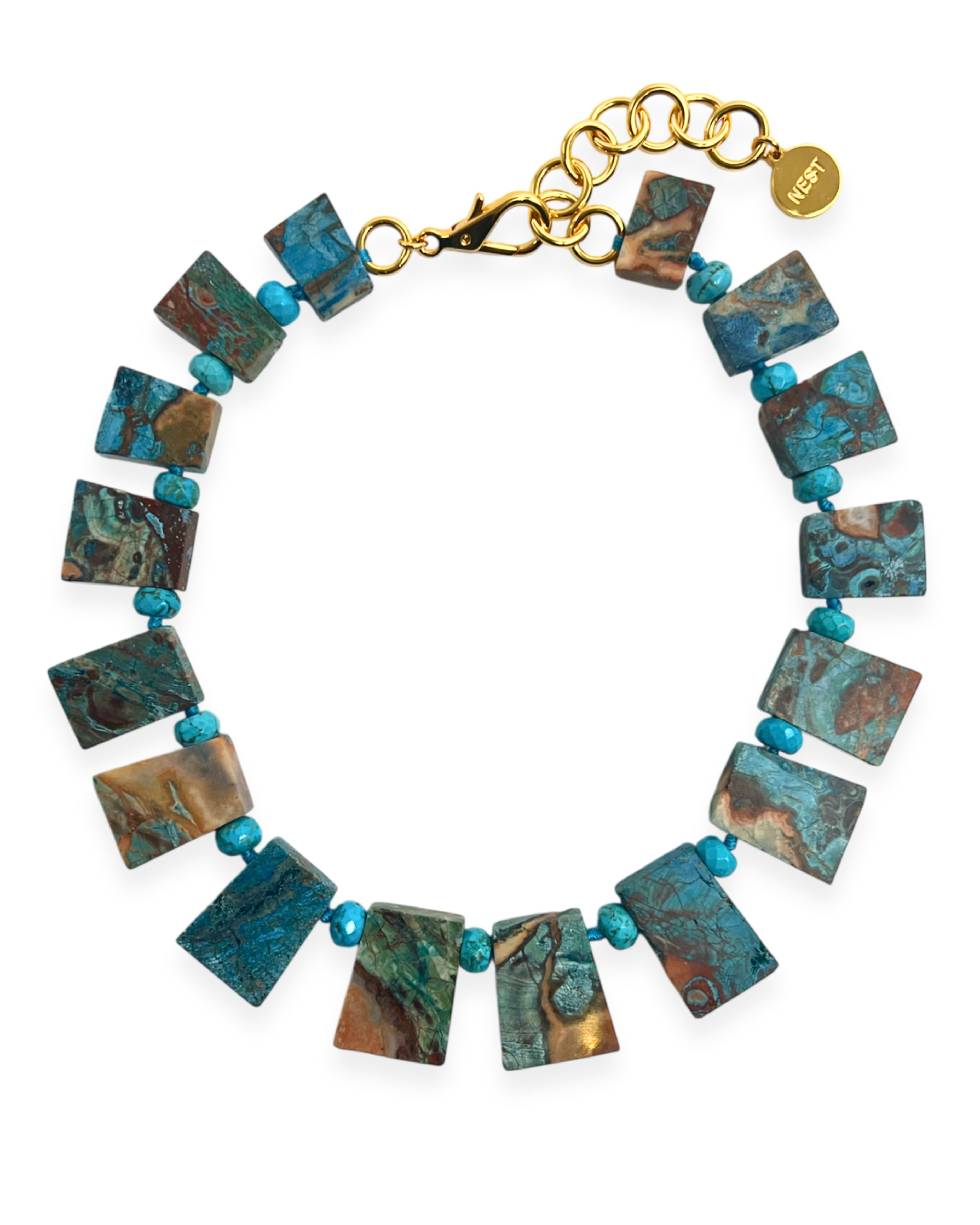 Turquoise Jasper Statement Necklace