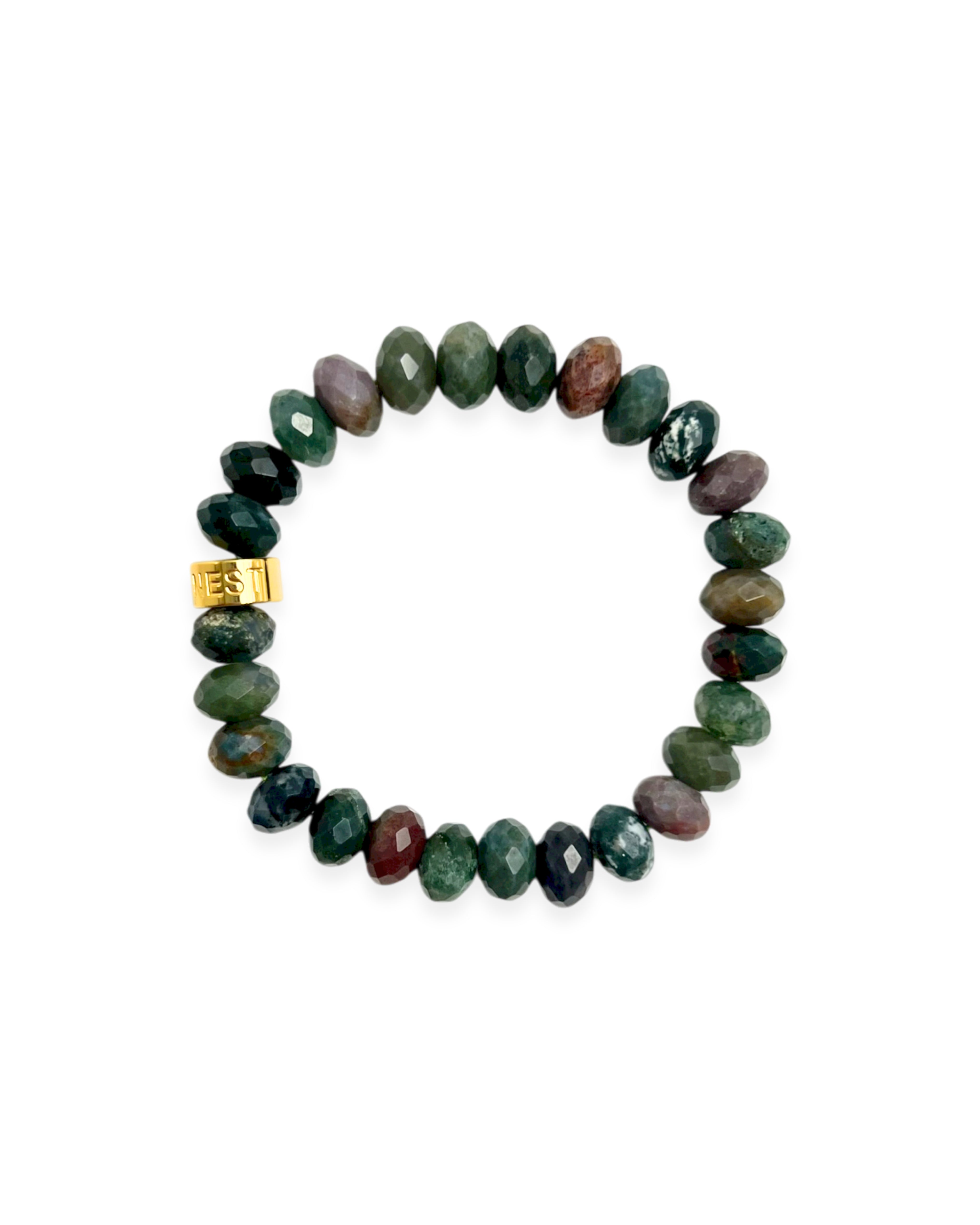 Indian Agate Stretch Bracelet
