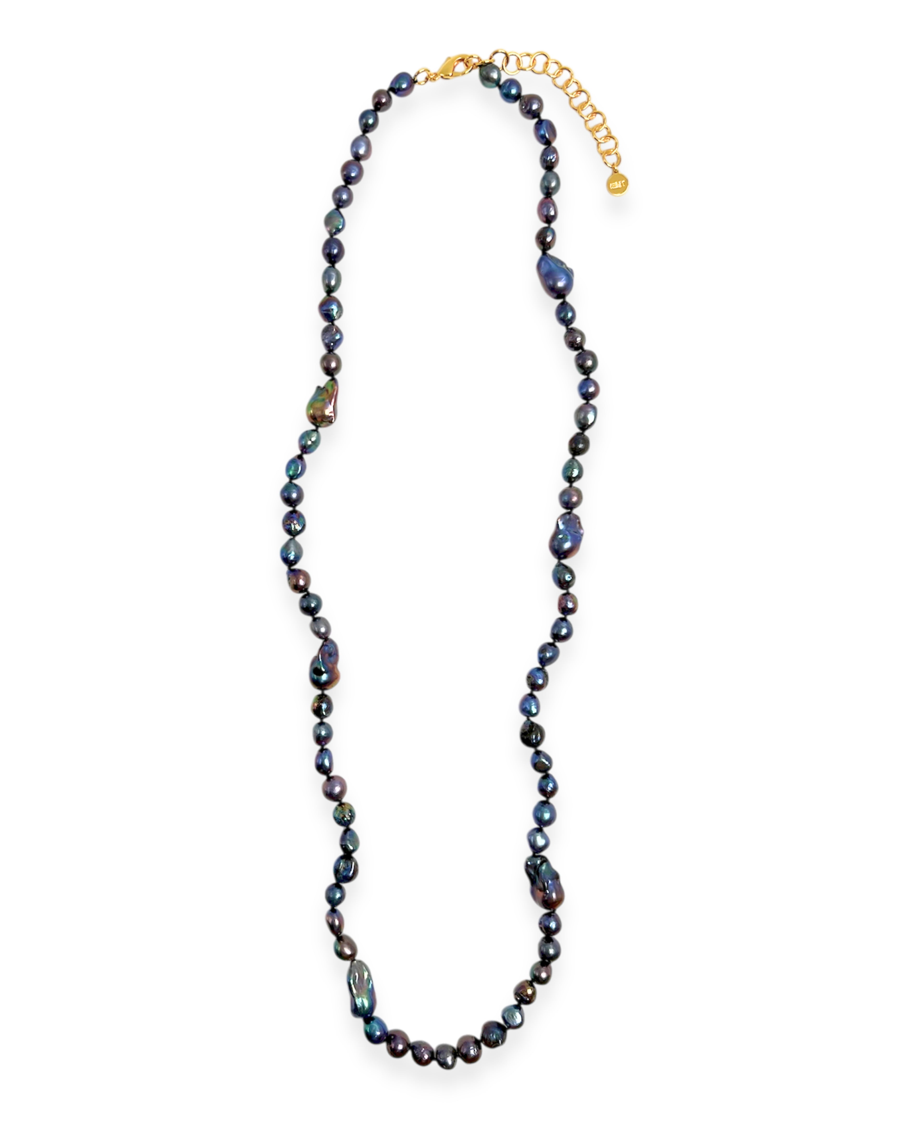 Baroque Pearl Long Strand Necklace