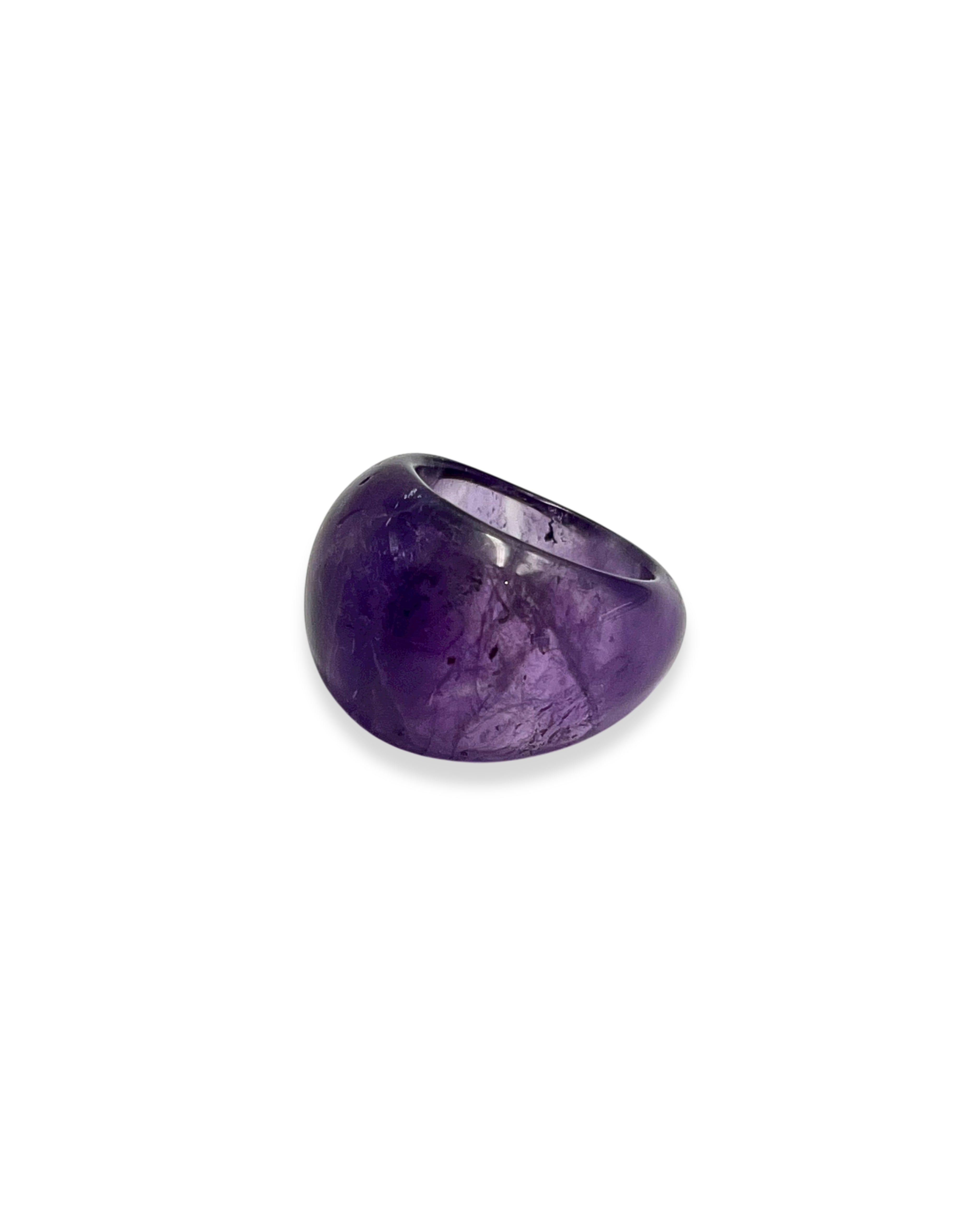 Amethyst Gemstone Statement Ring