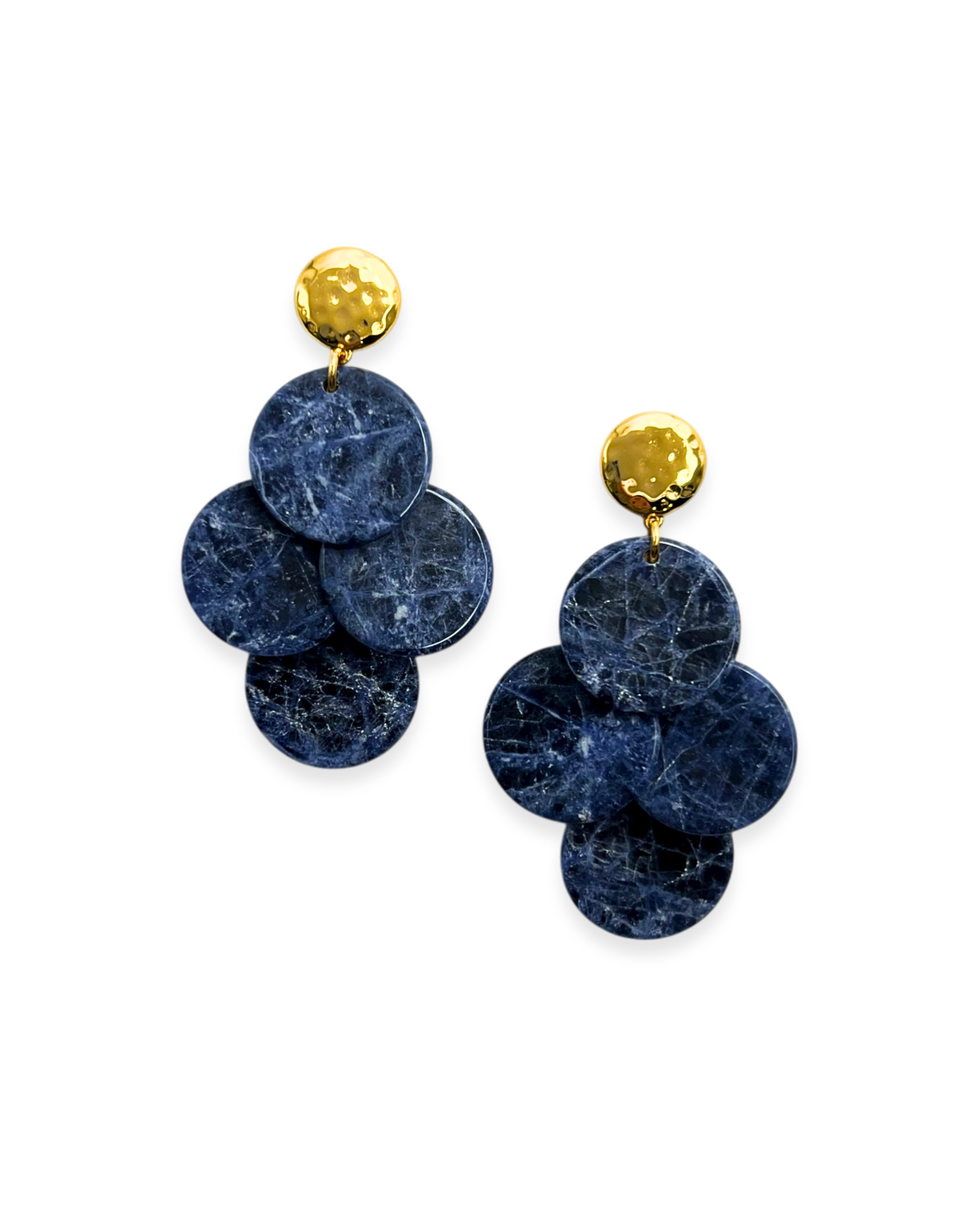 Sodalite Chandelier Earrings
