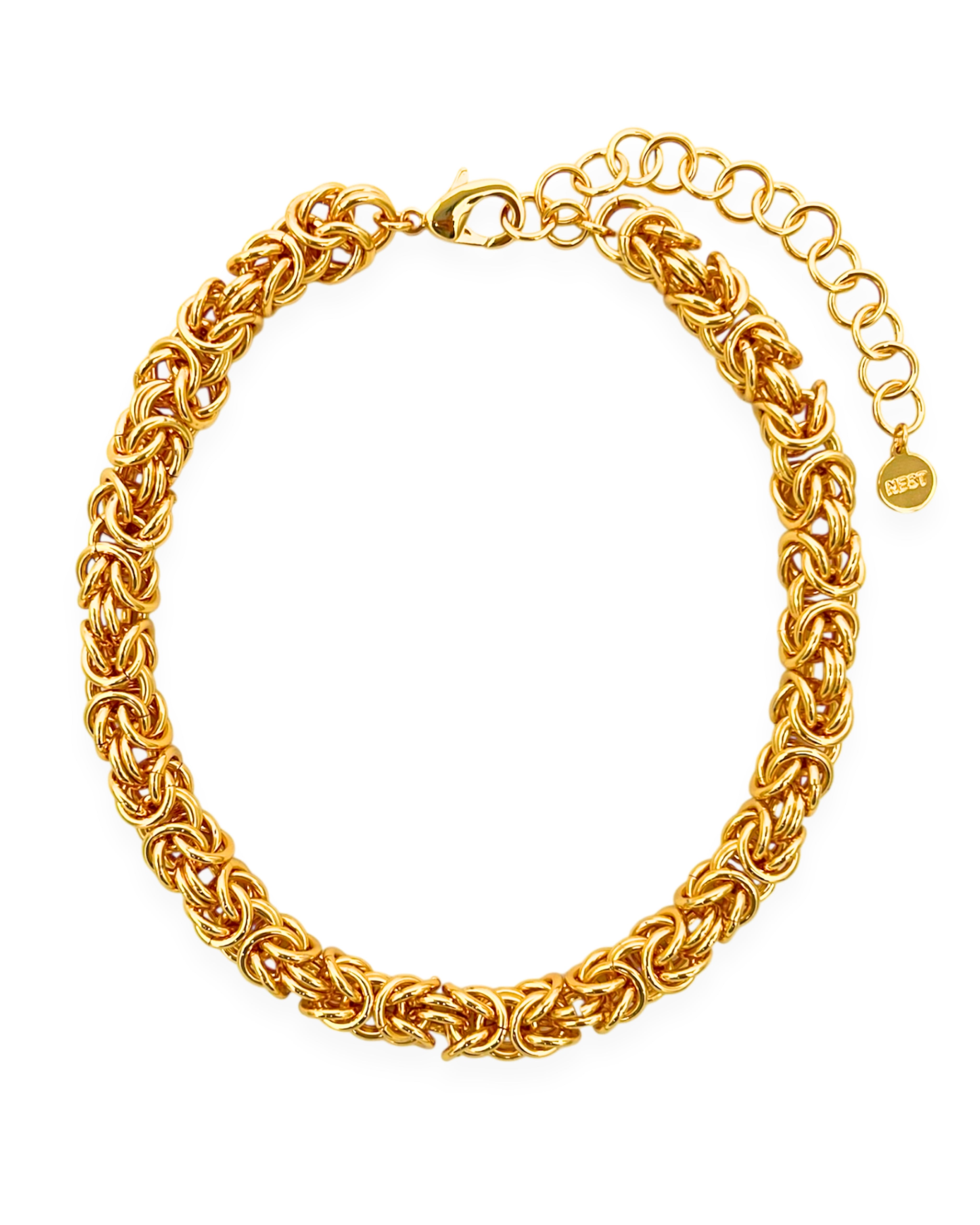 Gold Byzantine Chain Necklace