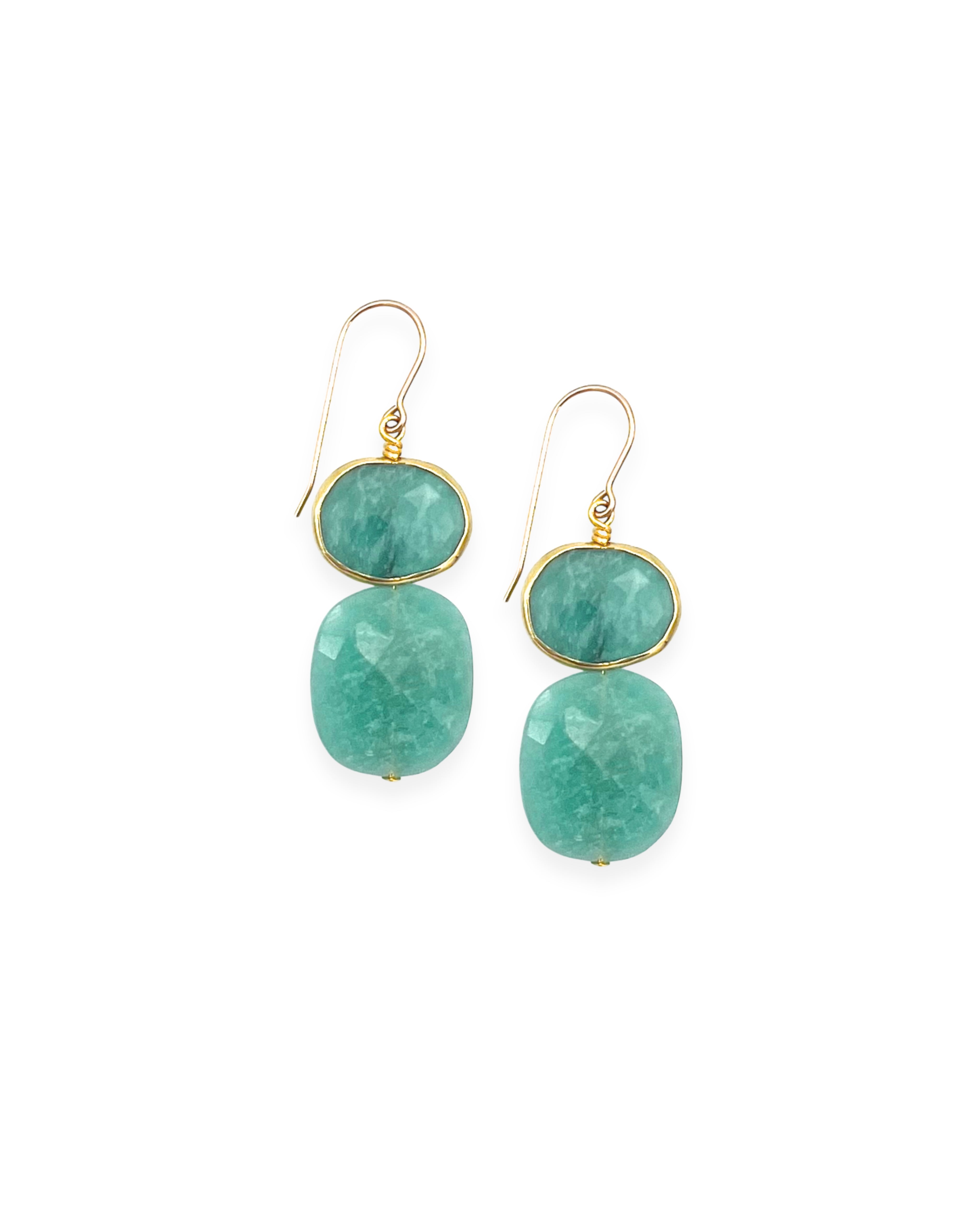 Amazonite Drop Earrings