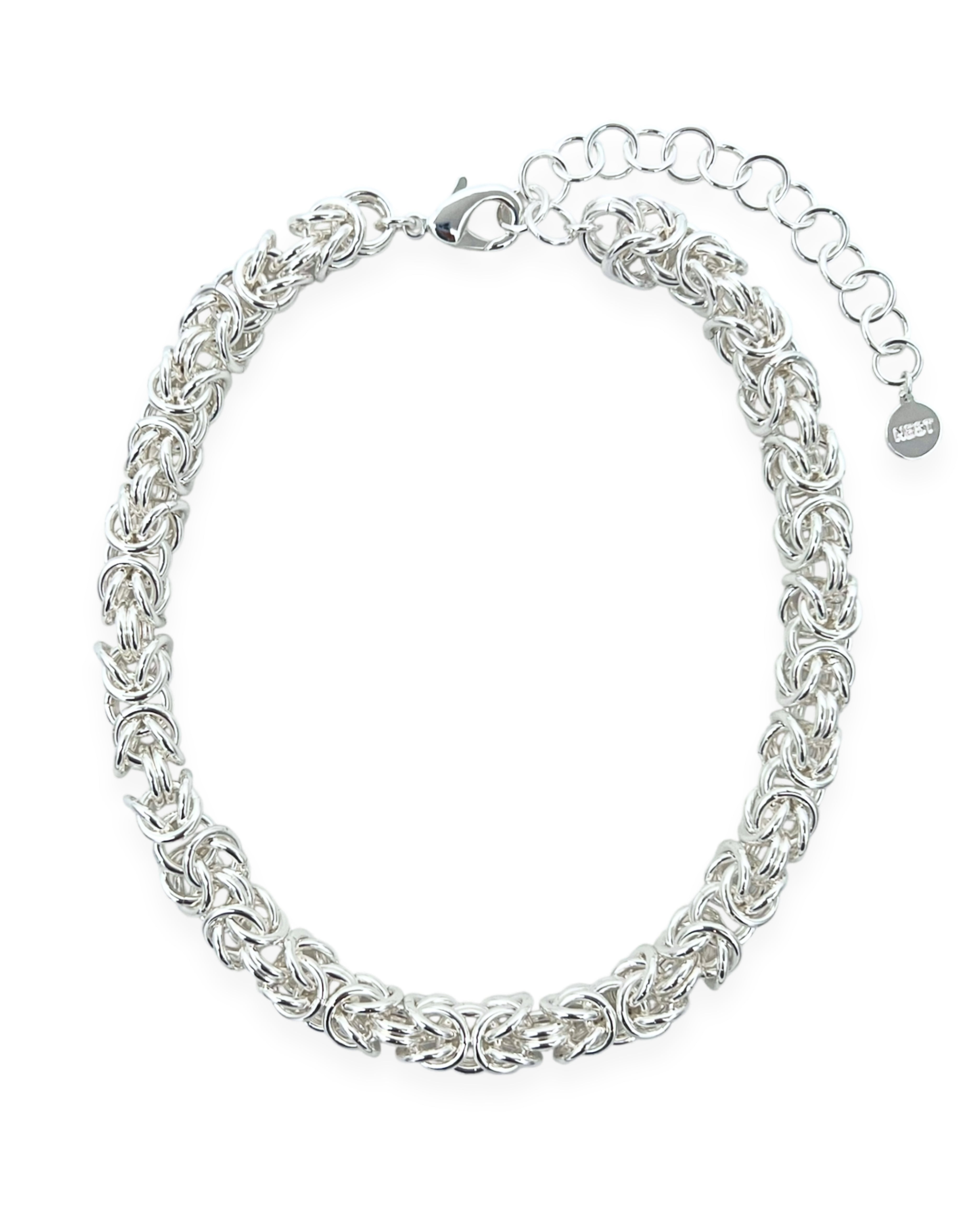 Silver Byzantine Chain Necklace