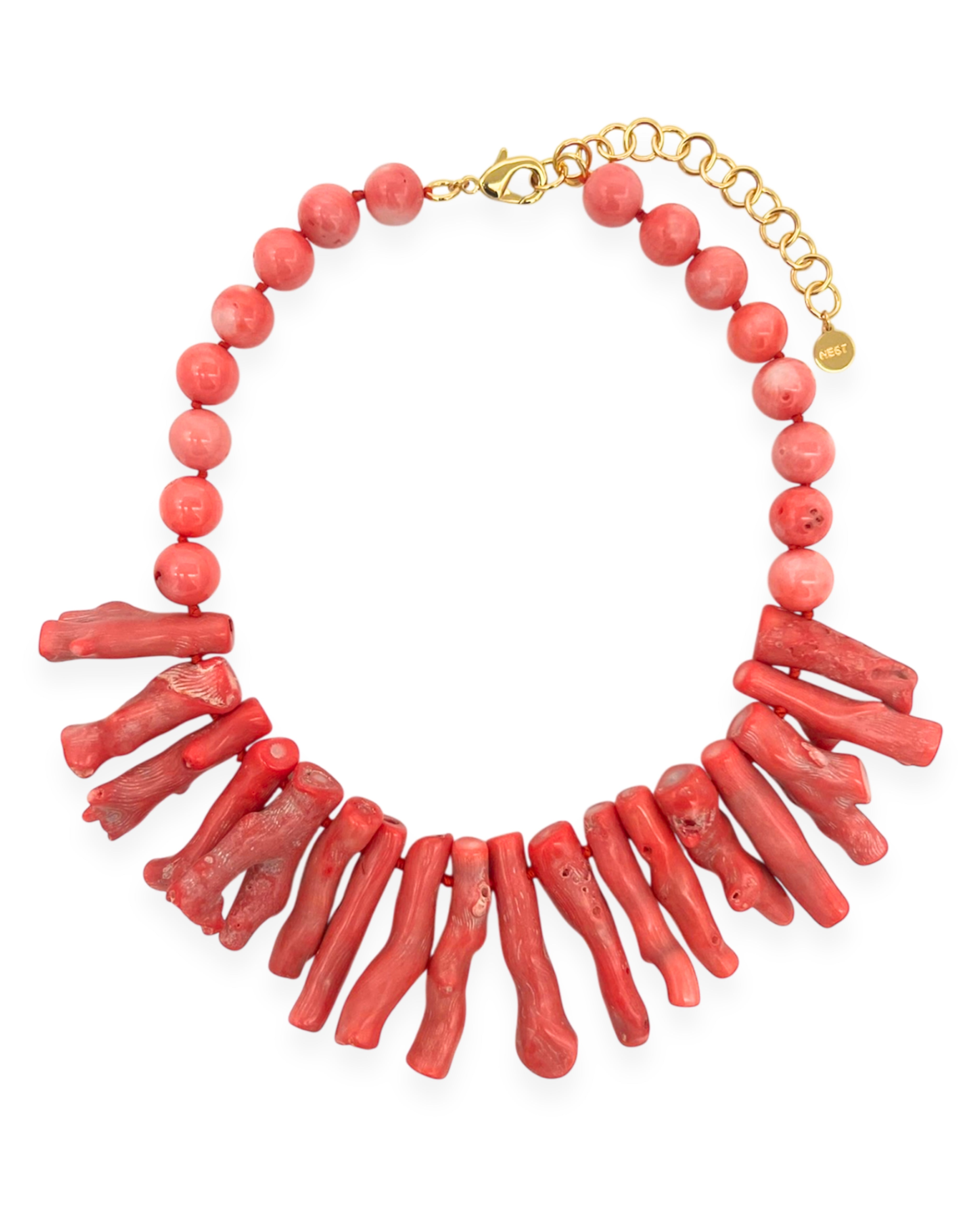 Coral Statement Necklace