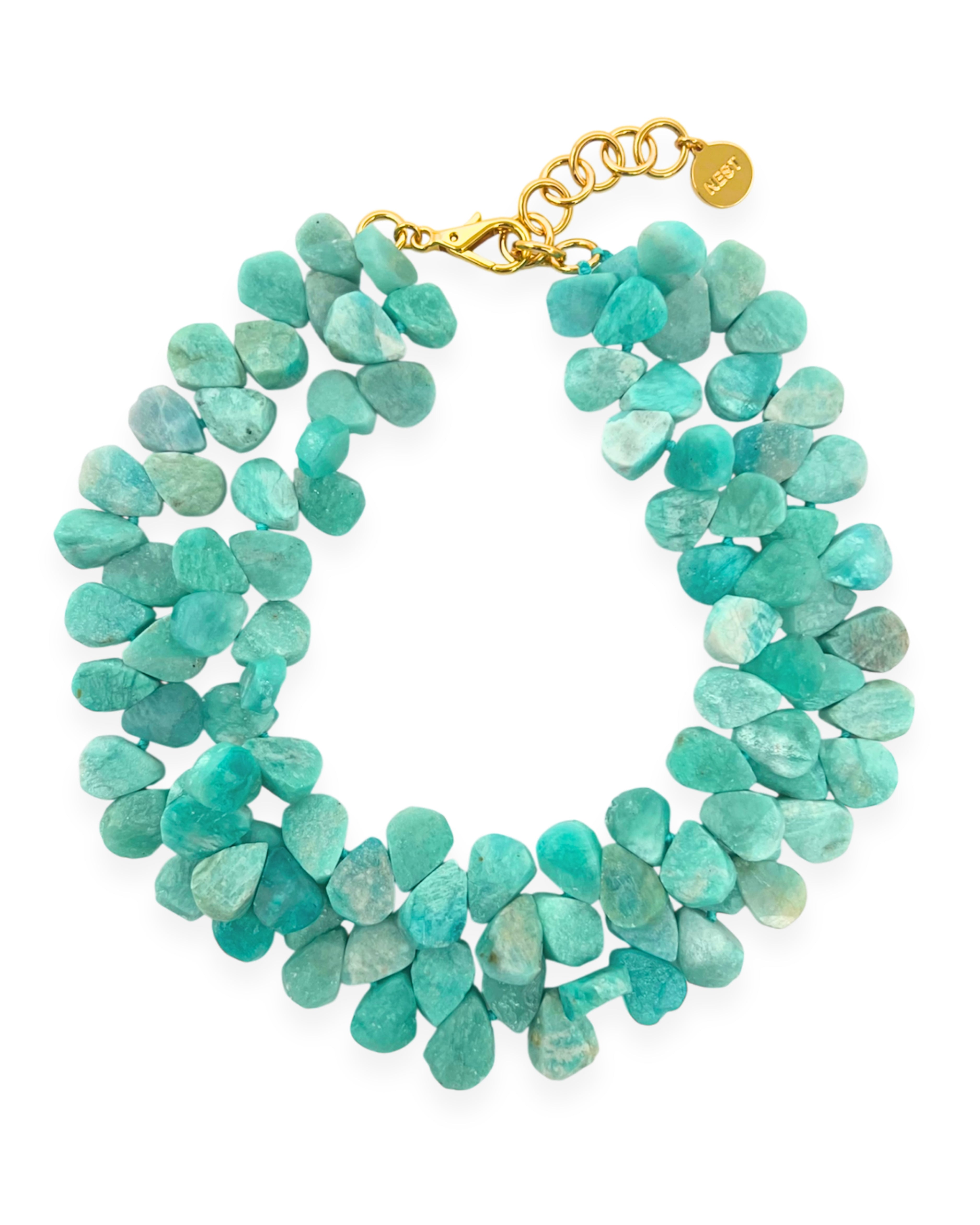 Amazonite Cluster Necklace