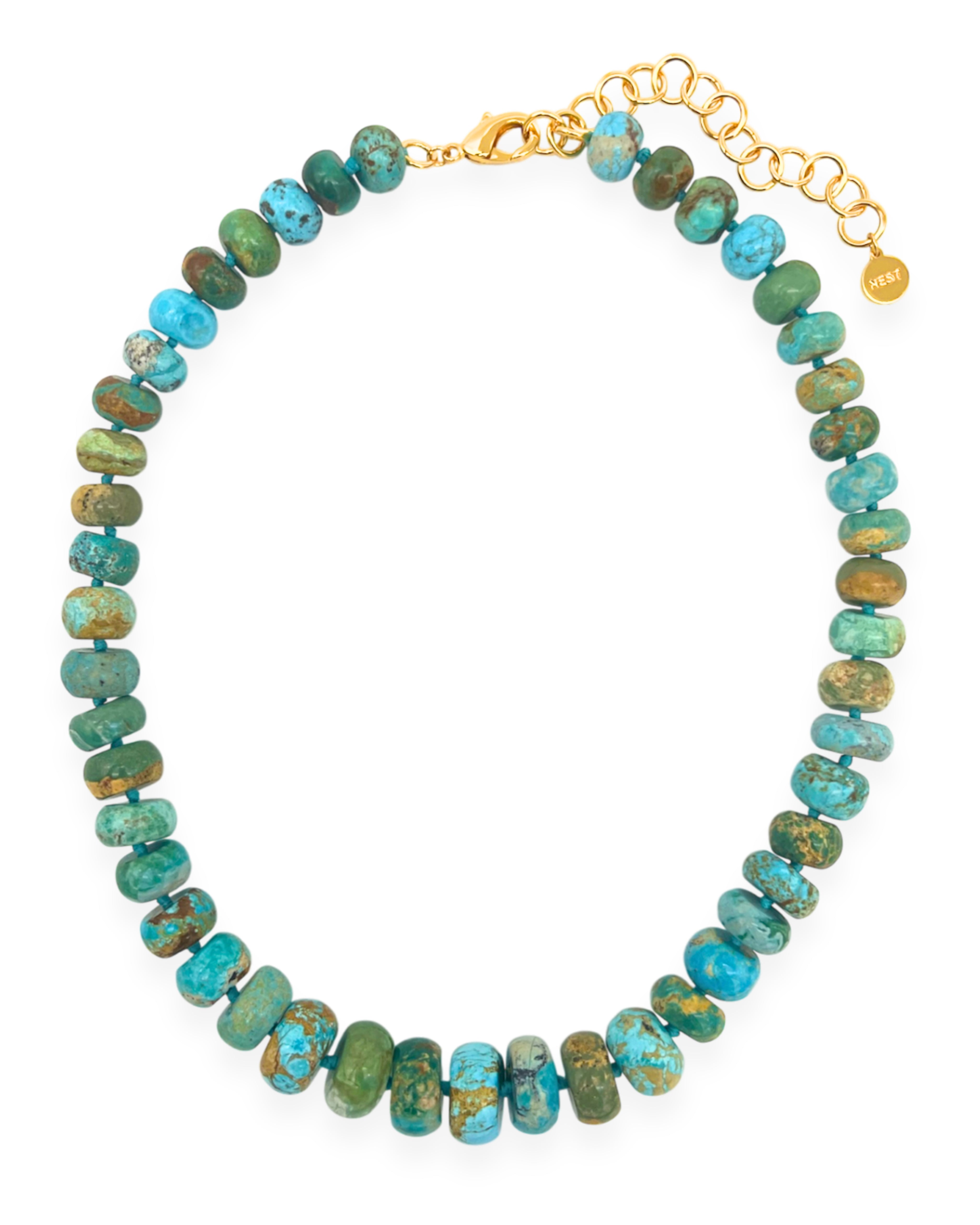 Turquoise Graduated Strand Necklace