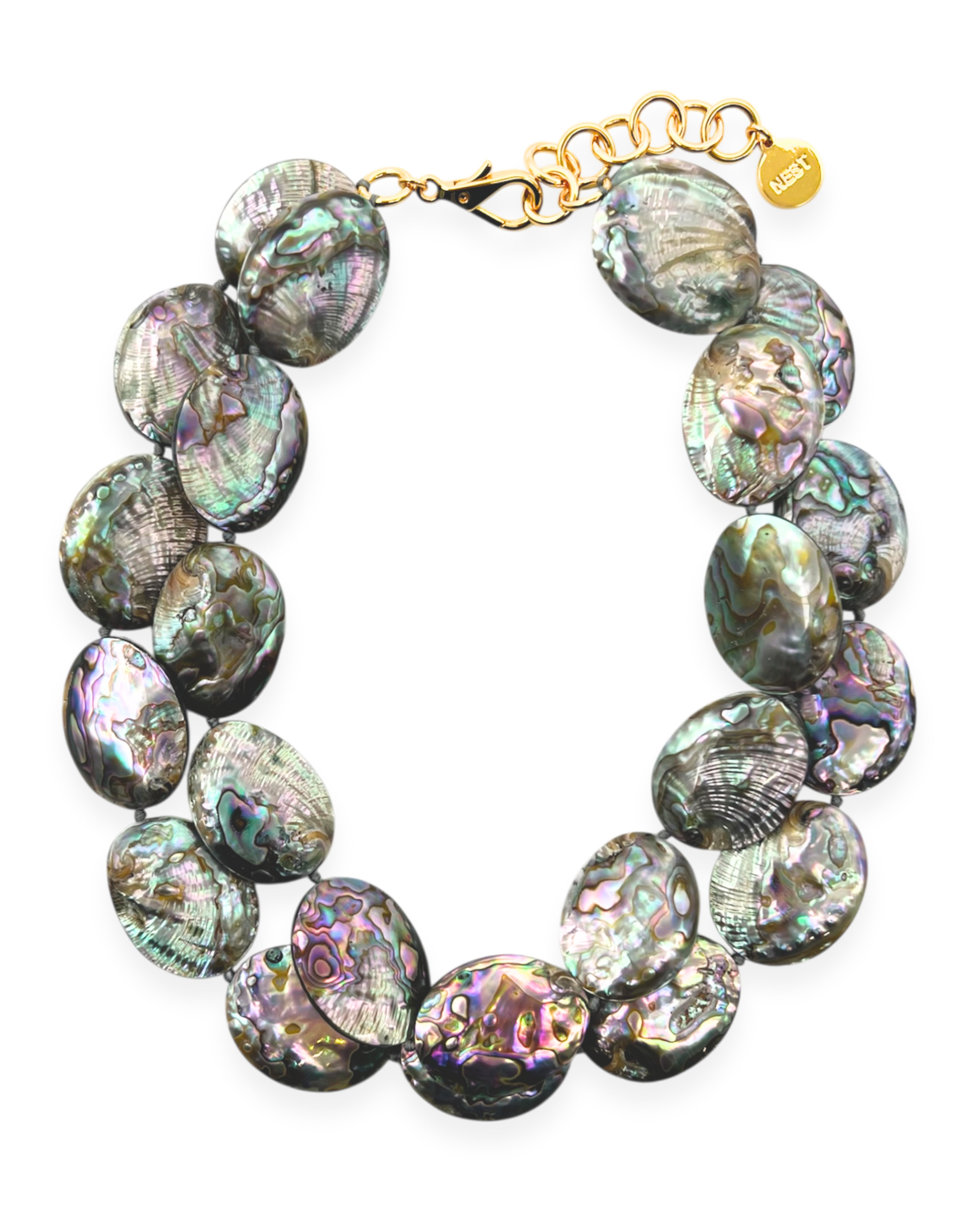 Abalone Double Strand Necklace