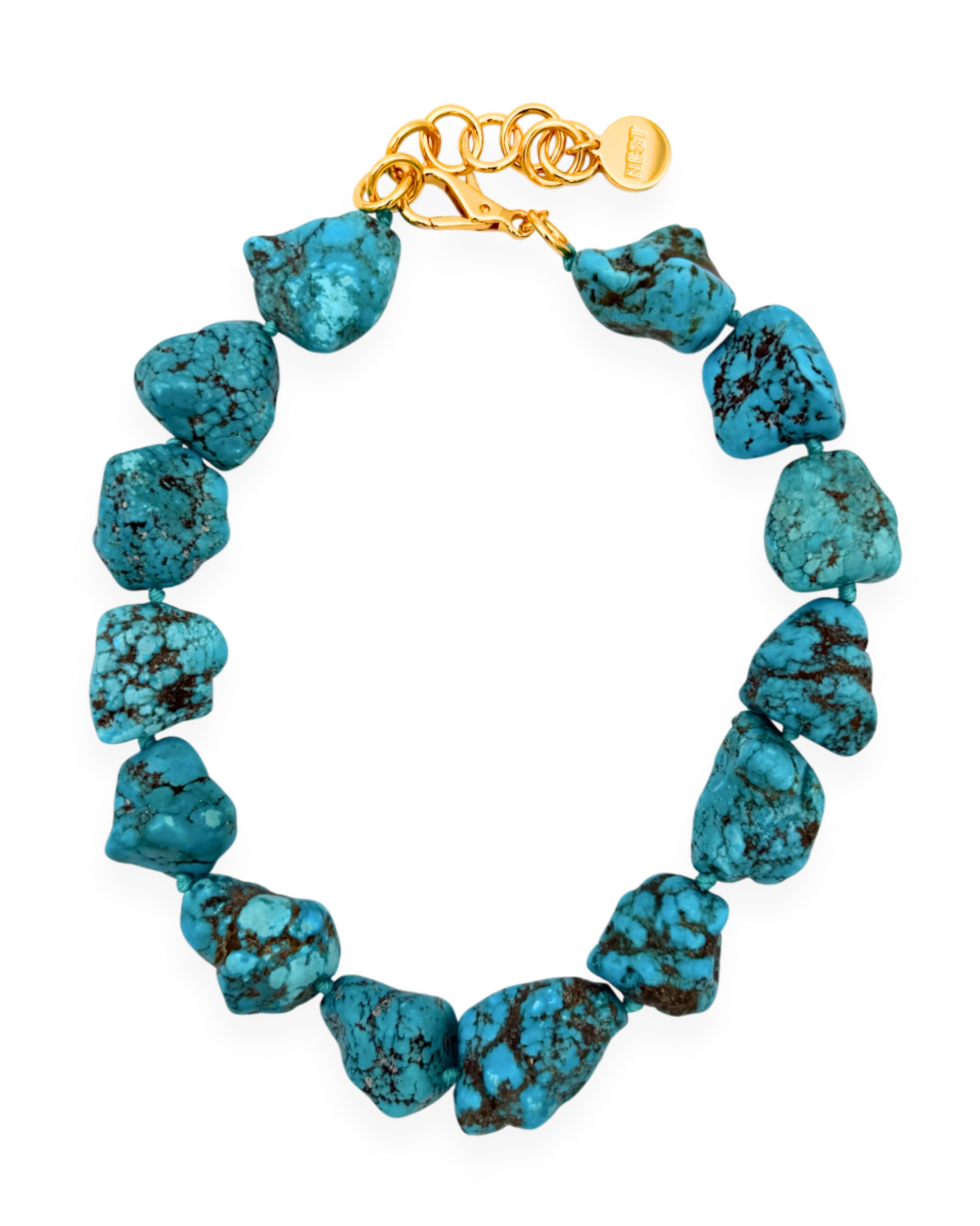 Turquoise Nugget Necklace