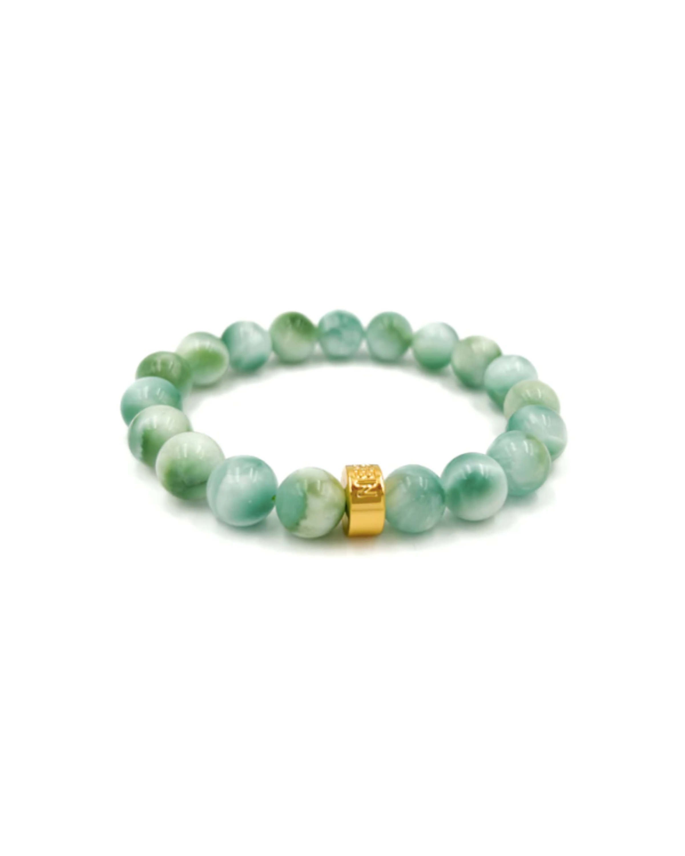 Green Moonstone Stretch Bracelet