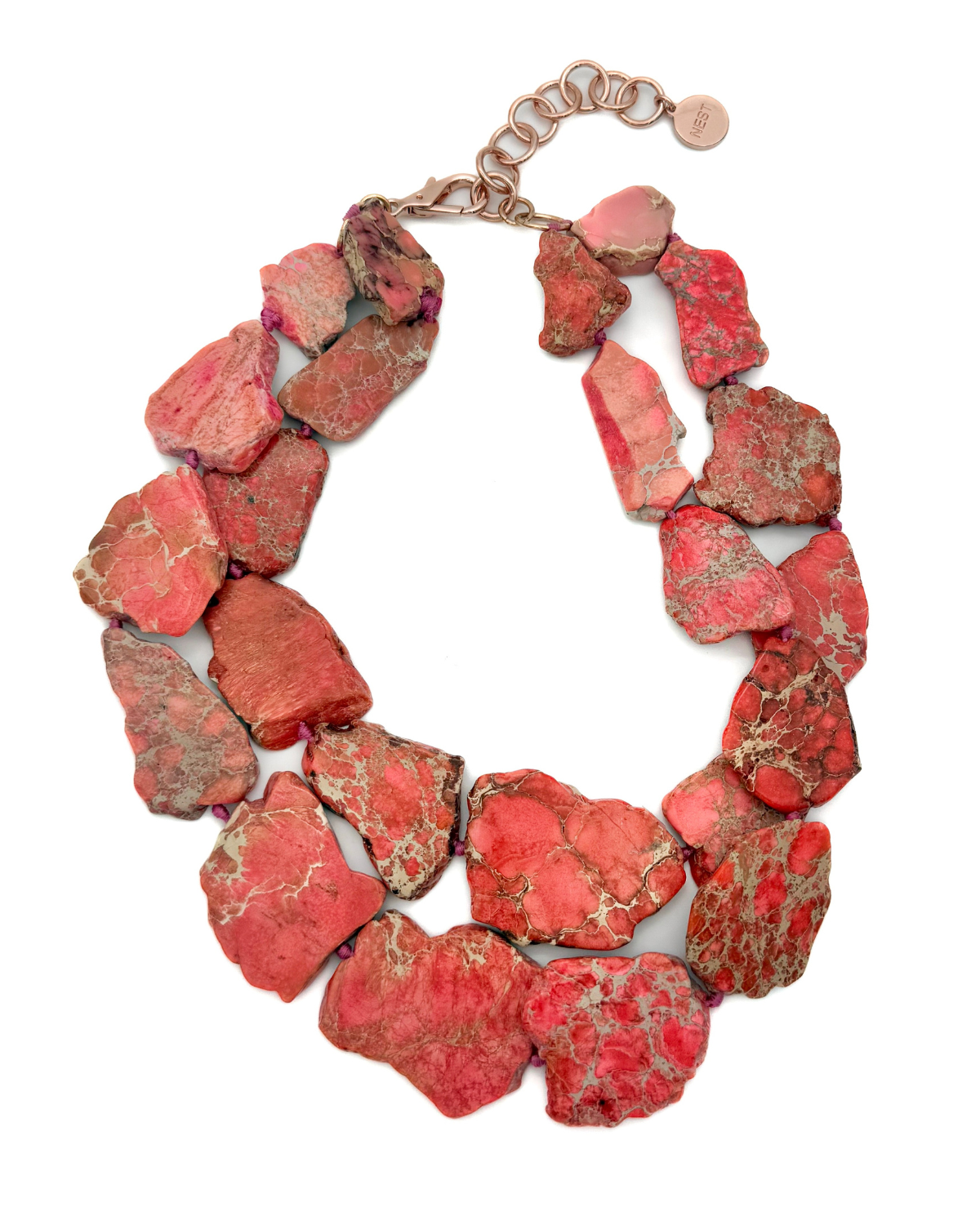 Coral Jasper Double Strand