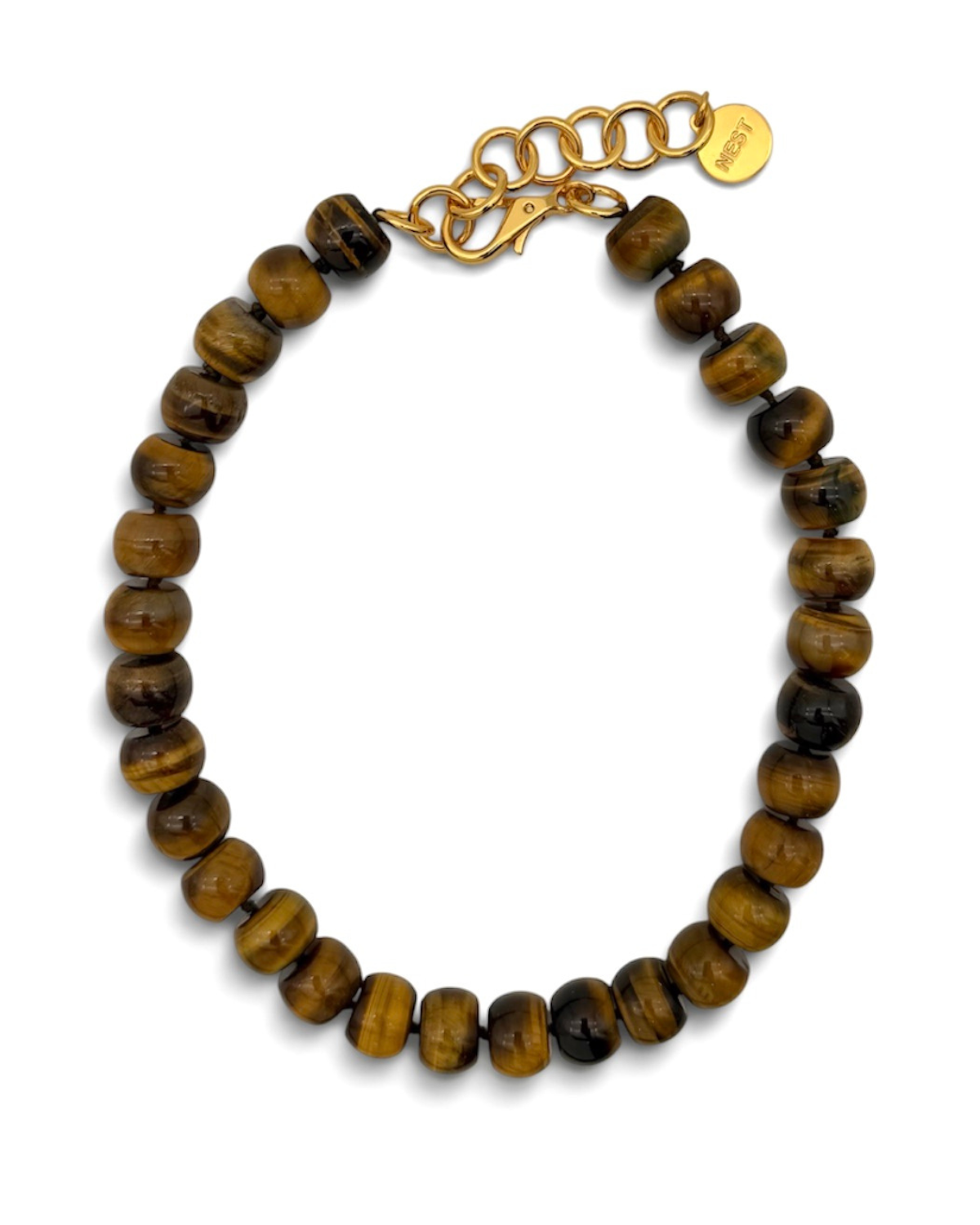 Tigers Eye Gemstone Necklace