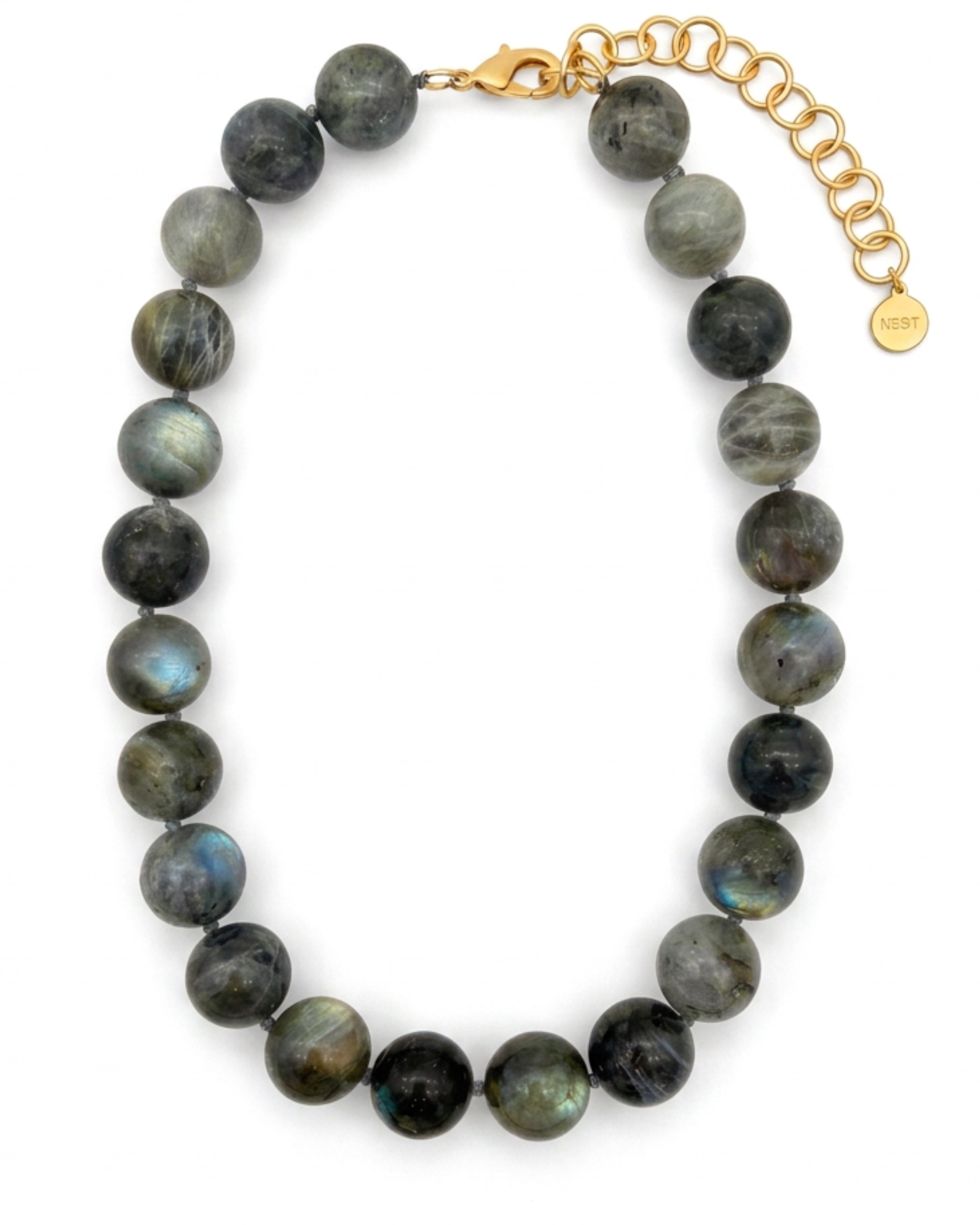 Labradorite Statement Strand Necklace