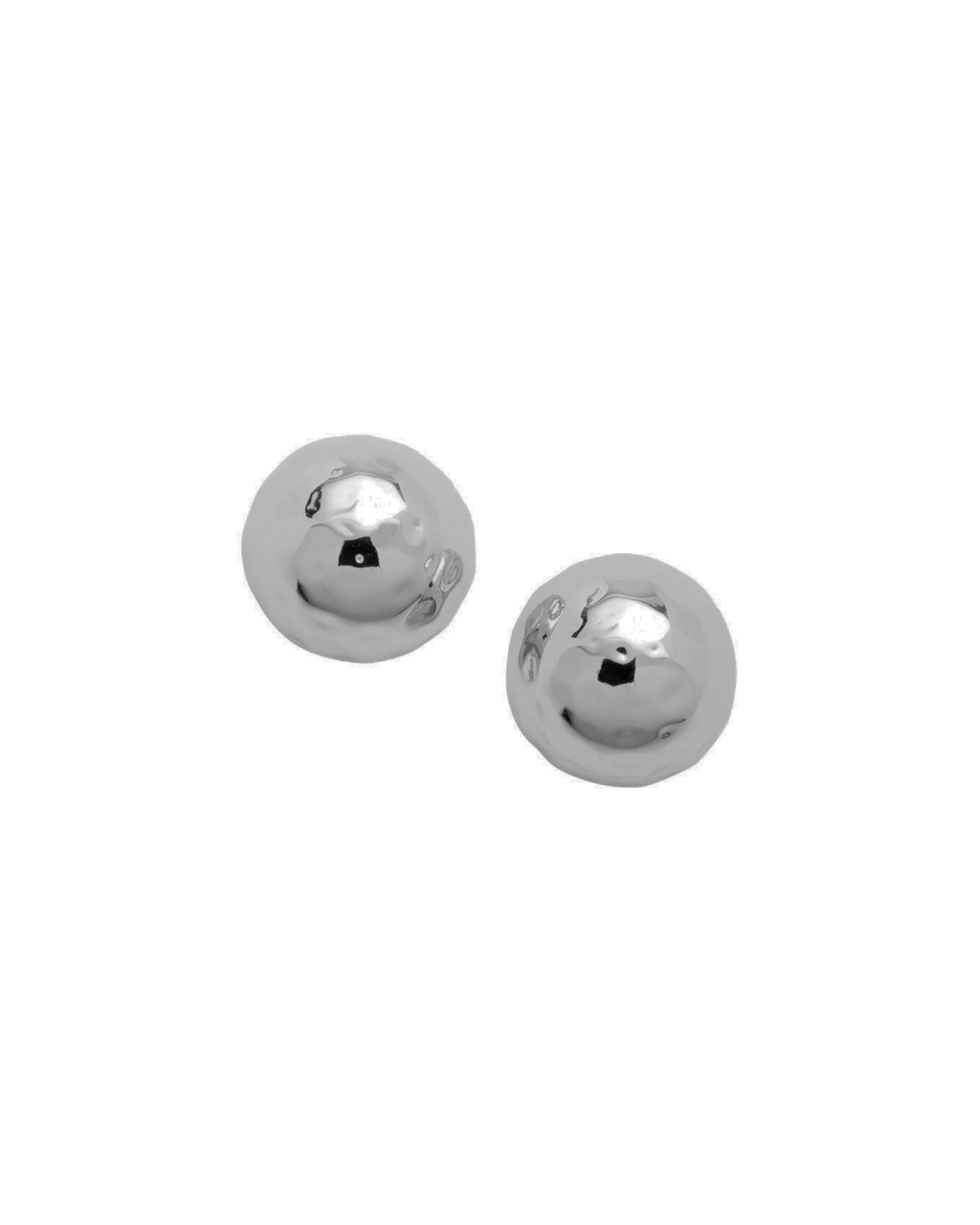 Hammered Silver Tiny Stud Earrings