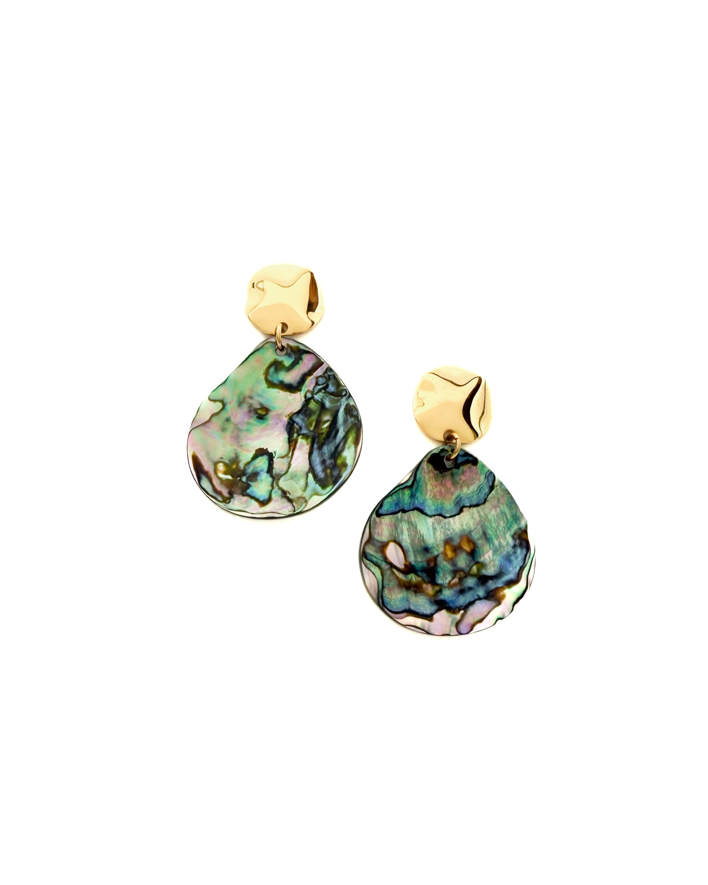 Abalone Drop Earrings