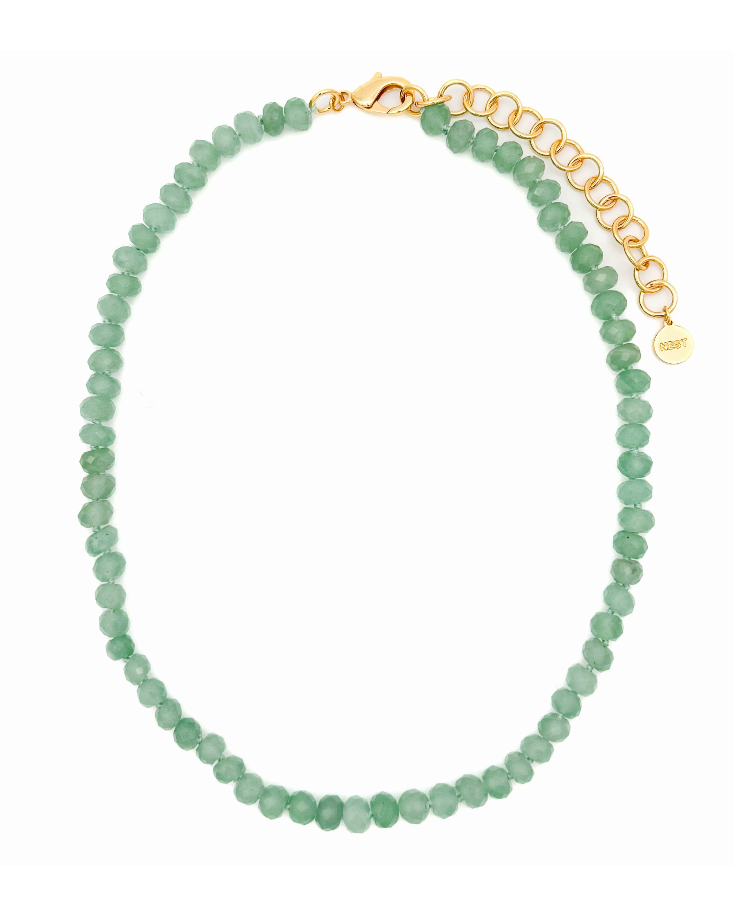 Jade Aventurine Strand Necklace