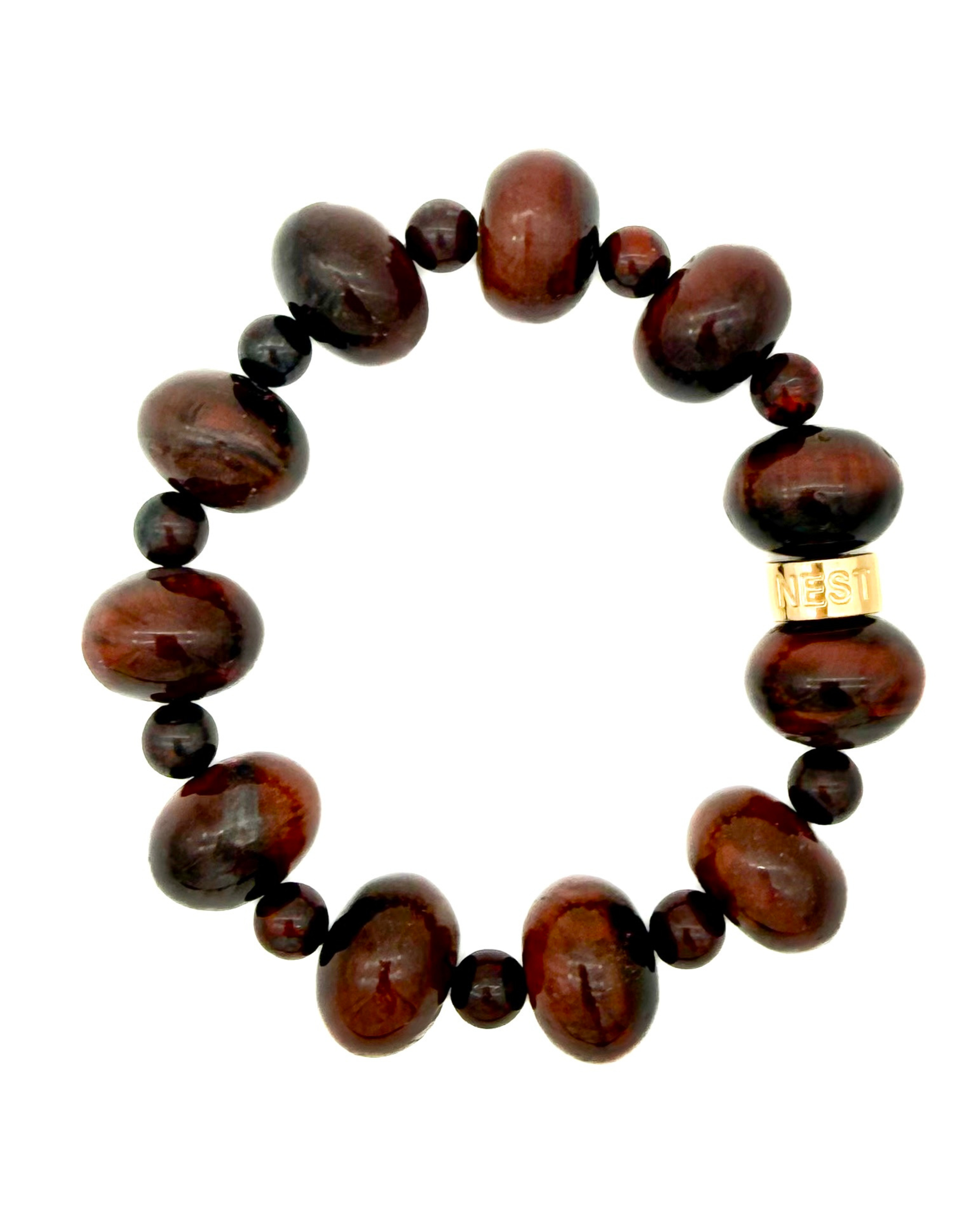 Red Tigers Eye Stretch Bracelet