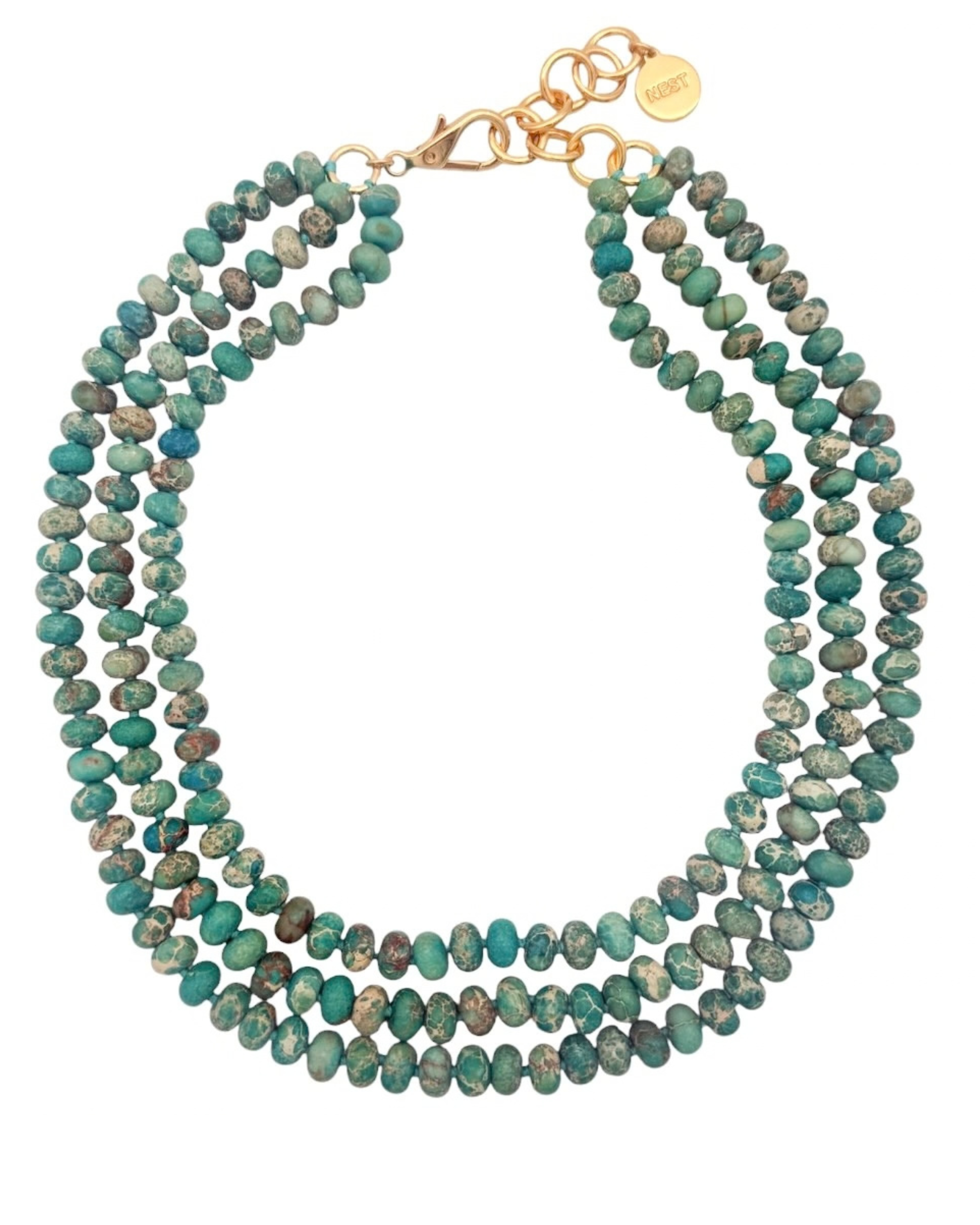 Jasper Multi Strand Necklace