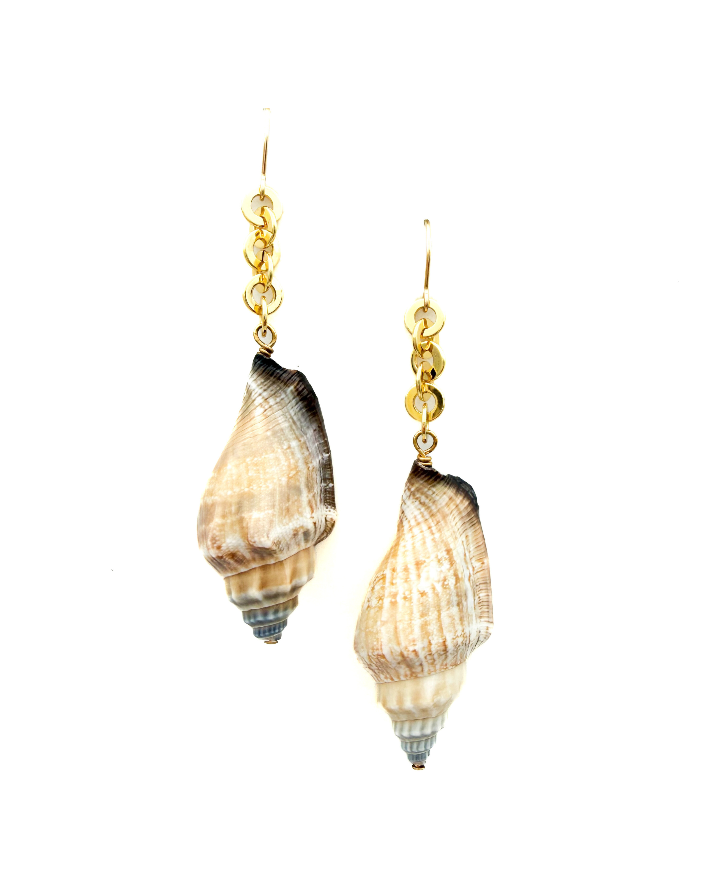 Seashell Drop Earrings